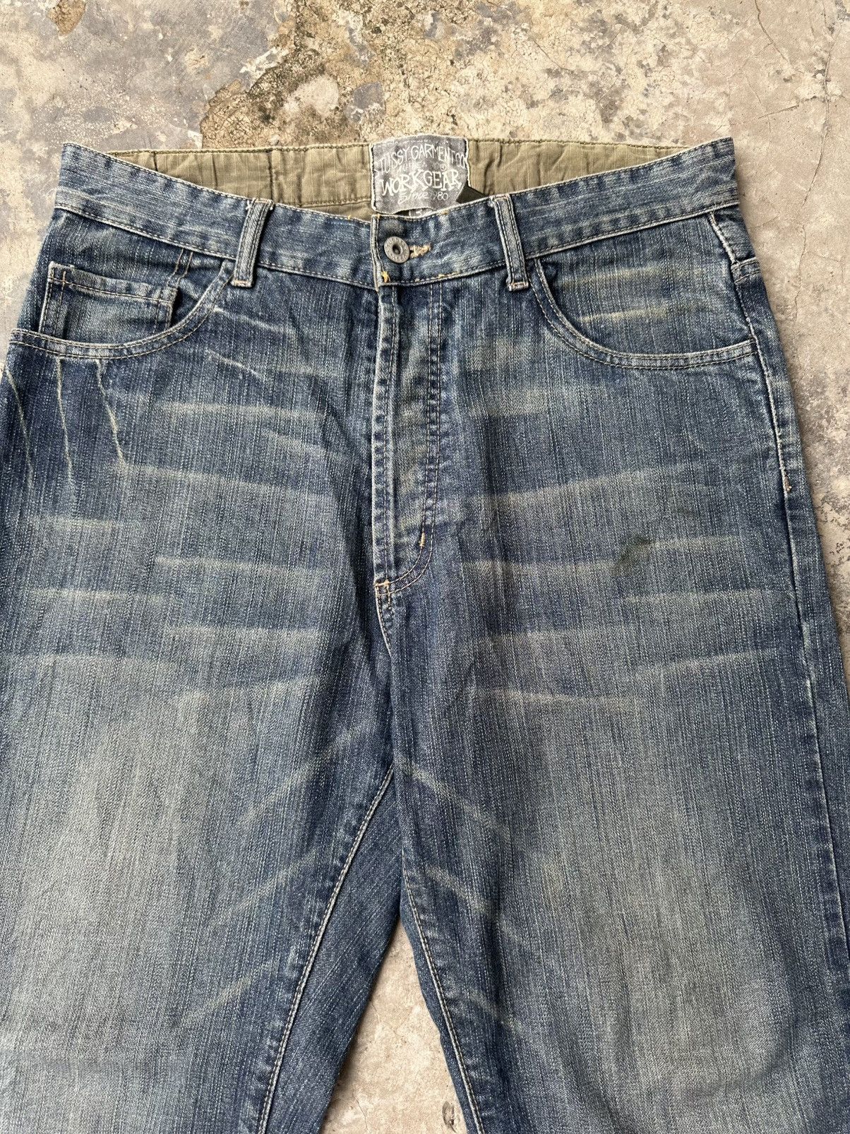Stussy × Vintage Vintage Stussy Work Gear Jeans Size US 32 / EU 48 - 4 Thumbnail