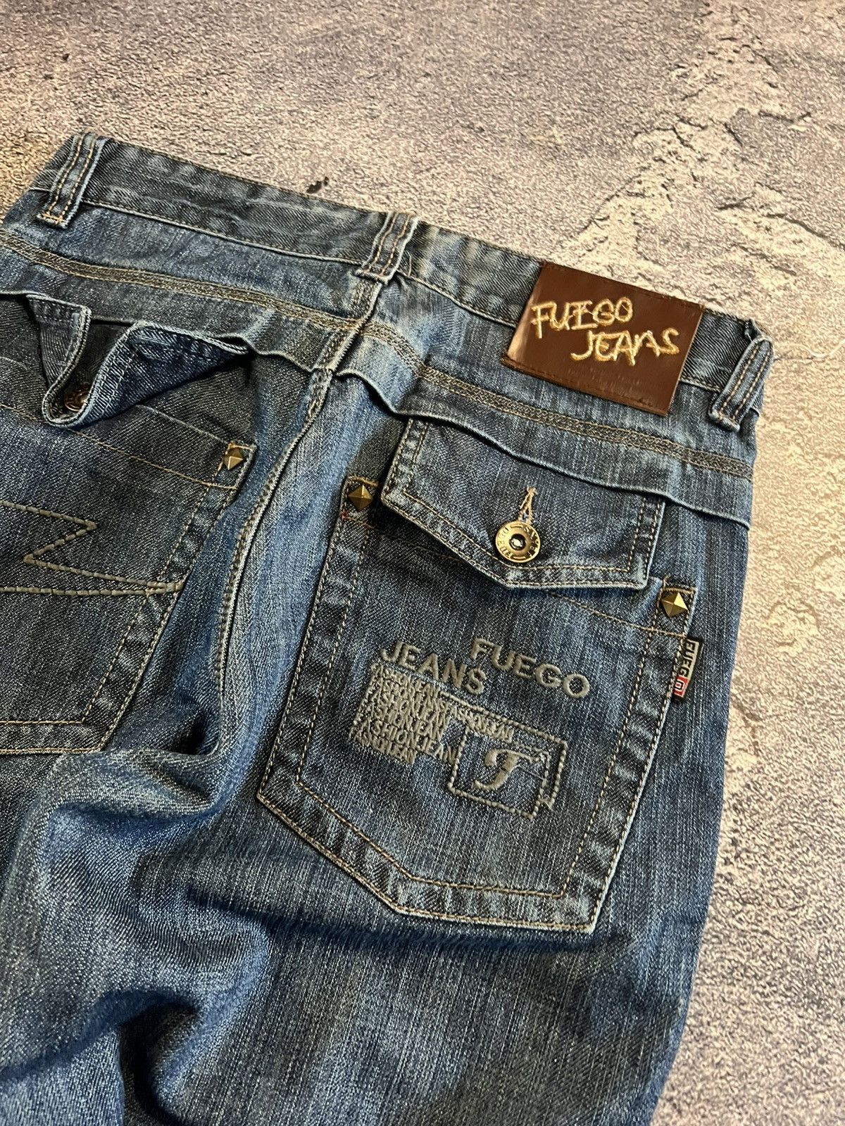 Vintage Hysteric Glamour Style / Vintage Washed Faded Baggy / Y2K Size US 29 - 4 Thumbnail