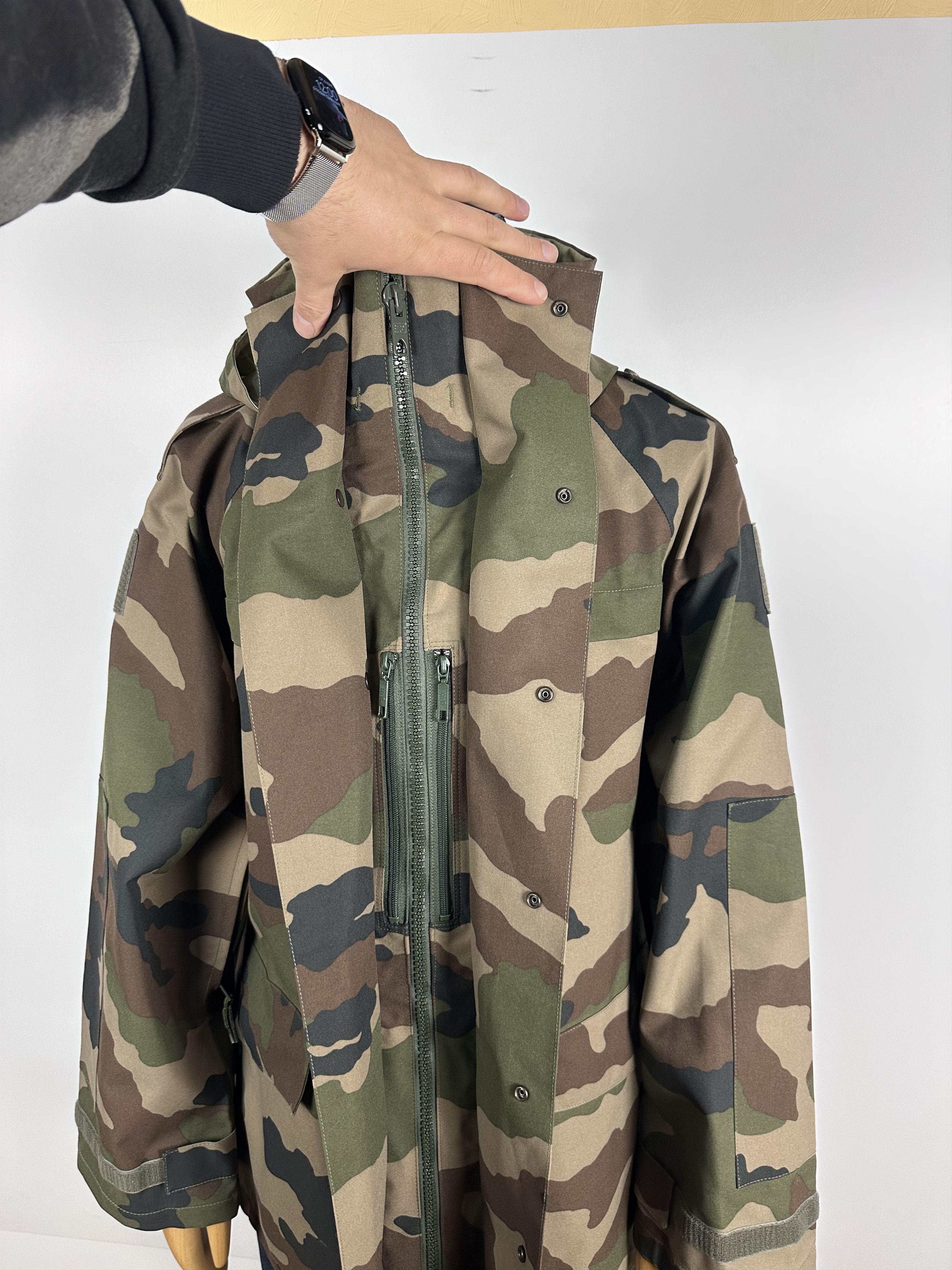 Other French Military Jacket 2005 VTN Camouflage Mens Size L112 Size US L / EU 52-54 / 3 - 8 Thumbnail