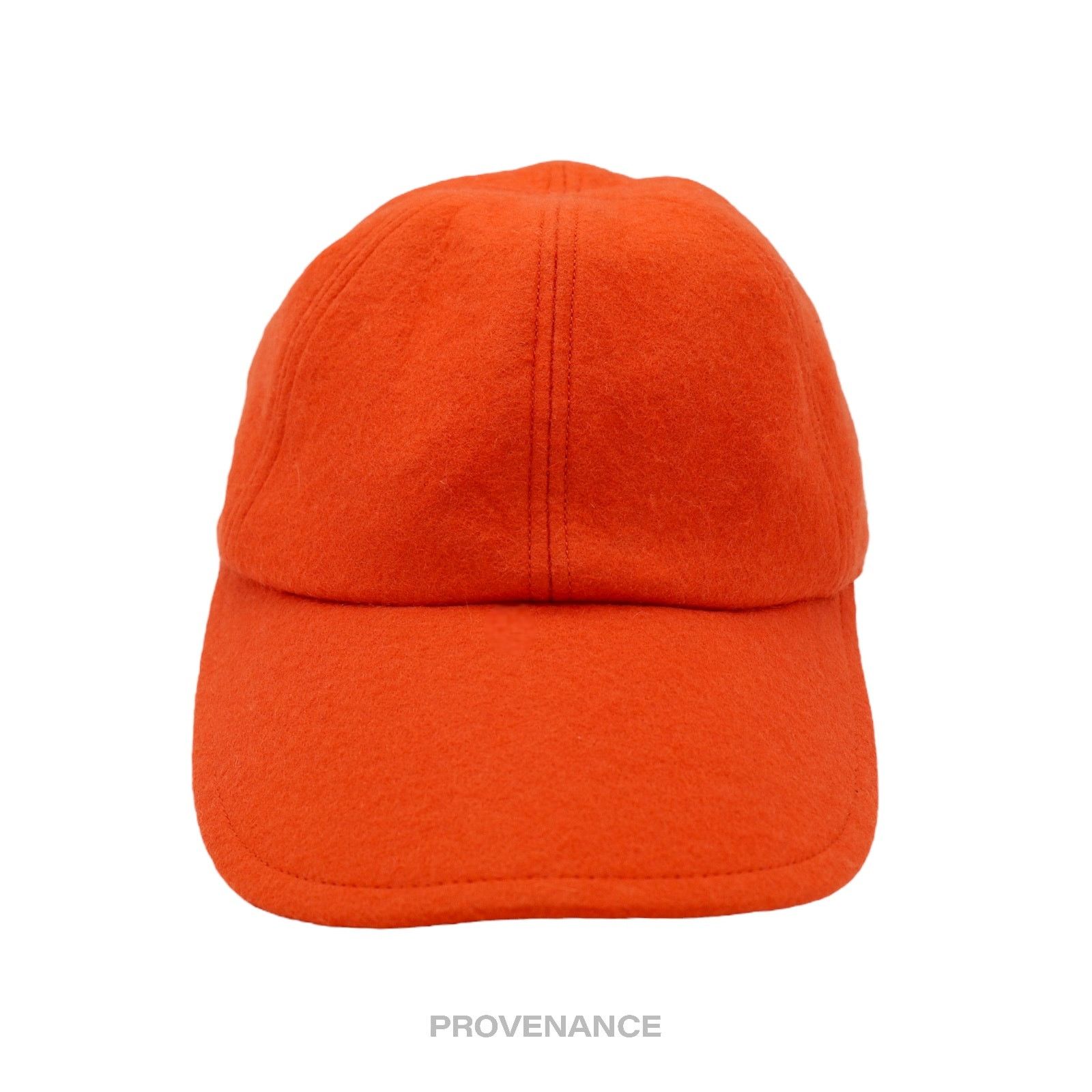 Dior 🔴 Christian Dior CD Wool Blend Cap Hat - Orange Size ONE SIZE - 2 Thumbnail