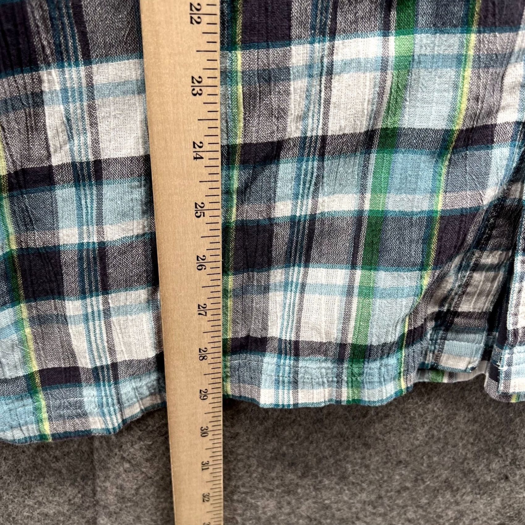 Patagonia Patagonia Men Large Blue Button Down Plaid Organic Adult Shirt Size US L / EU 52-54 / 3 - 4 Thumbnail