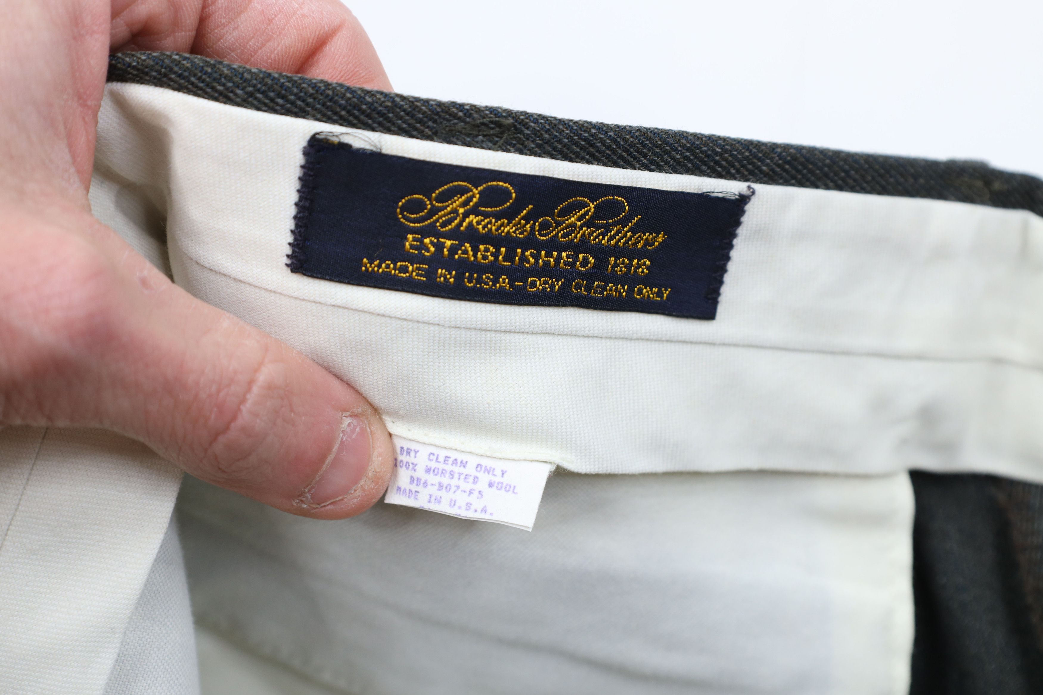 Brooks Brothers Vintage 60s 70s Brooks Brothers Whipcord Wide Leg Pants USA Size US 34 / EU 50 - 9 Thumbnail