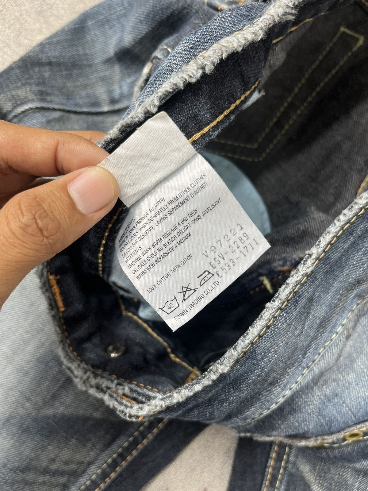 Tornado Mart Something edwin vienus flared distressed jeans Size US 28 / EU 44 - 7 Thumbnail