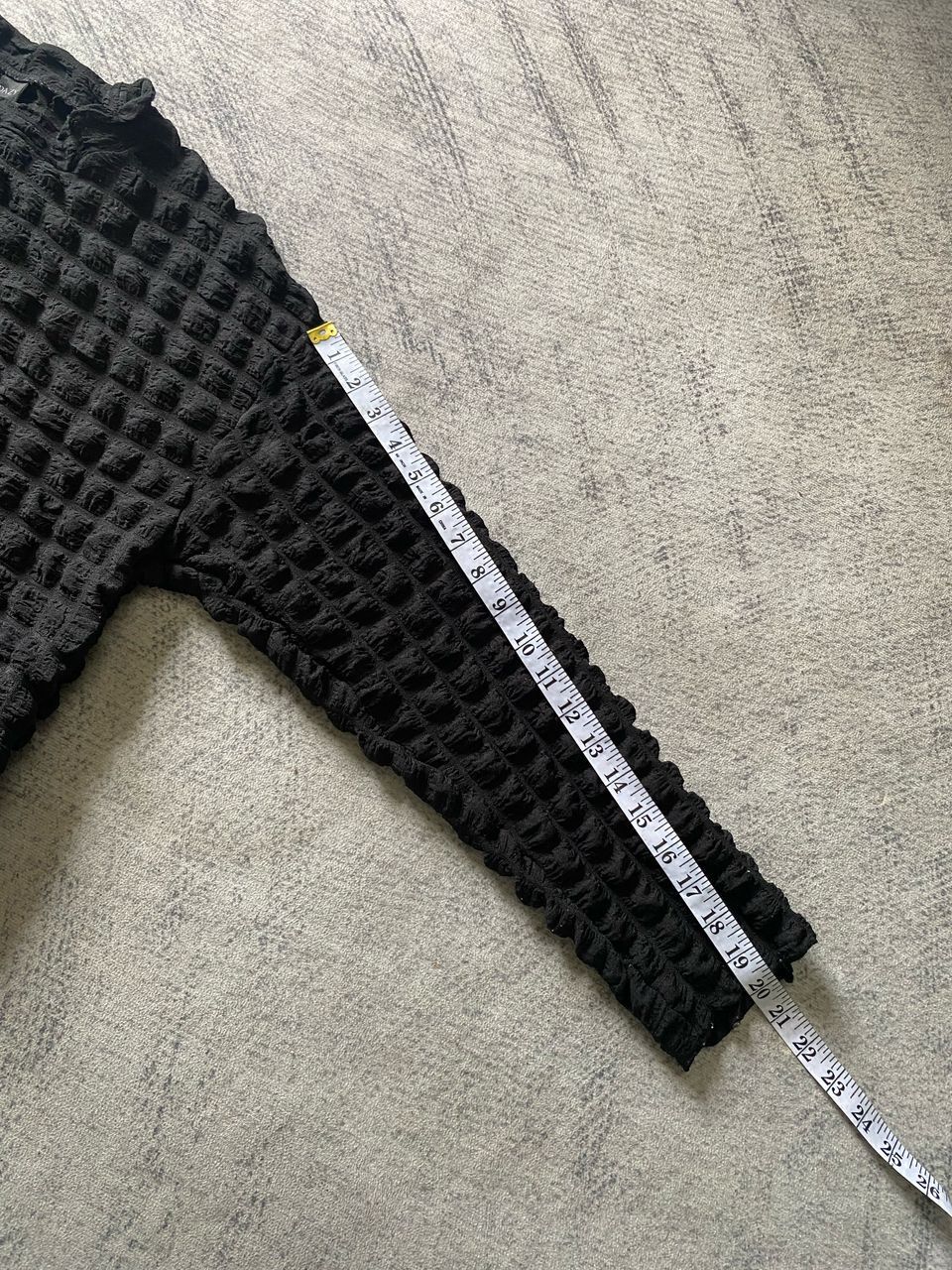 Designer × Japanese Brand Dazy Waffle Textured Crop Top Size S / US 4 / IT 40 - 8 Thumbnail