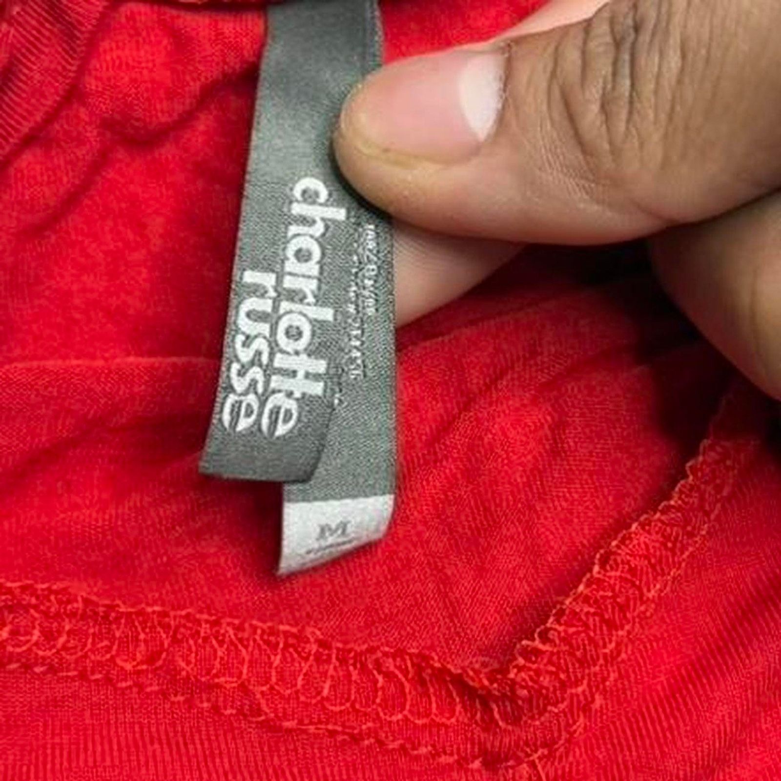 Other Charlotte Russe Y2K Cherry Red Fitted Tank Bow Detail Size M Size M / US 6-8 / IT 42-44 - 7 Thumbnail
