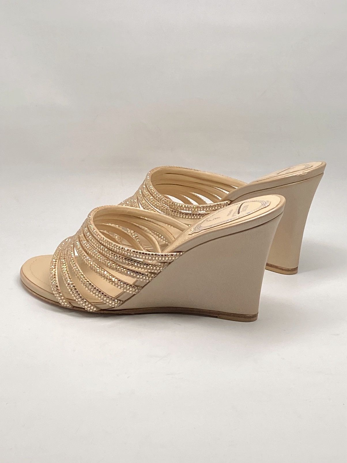 Rene Caovilla Rene Caovilla Crystal-Embellished Wedge Sandals size 37 Size US 7 / IT 37 - 8 Thumbnail