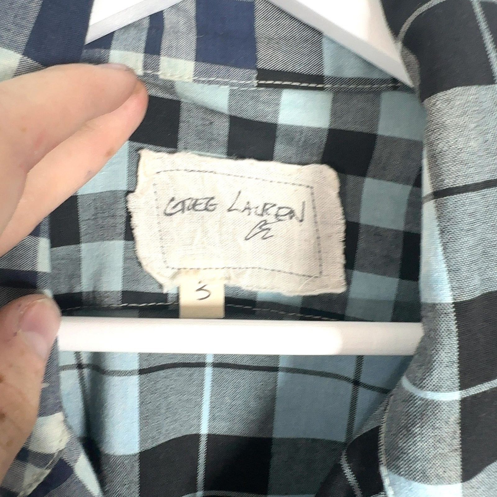 Greg Lauren Greg Lauren Hybrid Patch Flannel Shirt Size US L / EU 52-54 / 3 - 4 Thumbnail