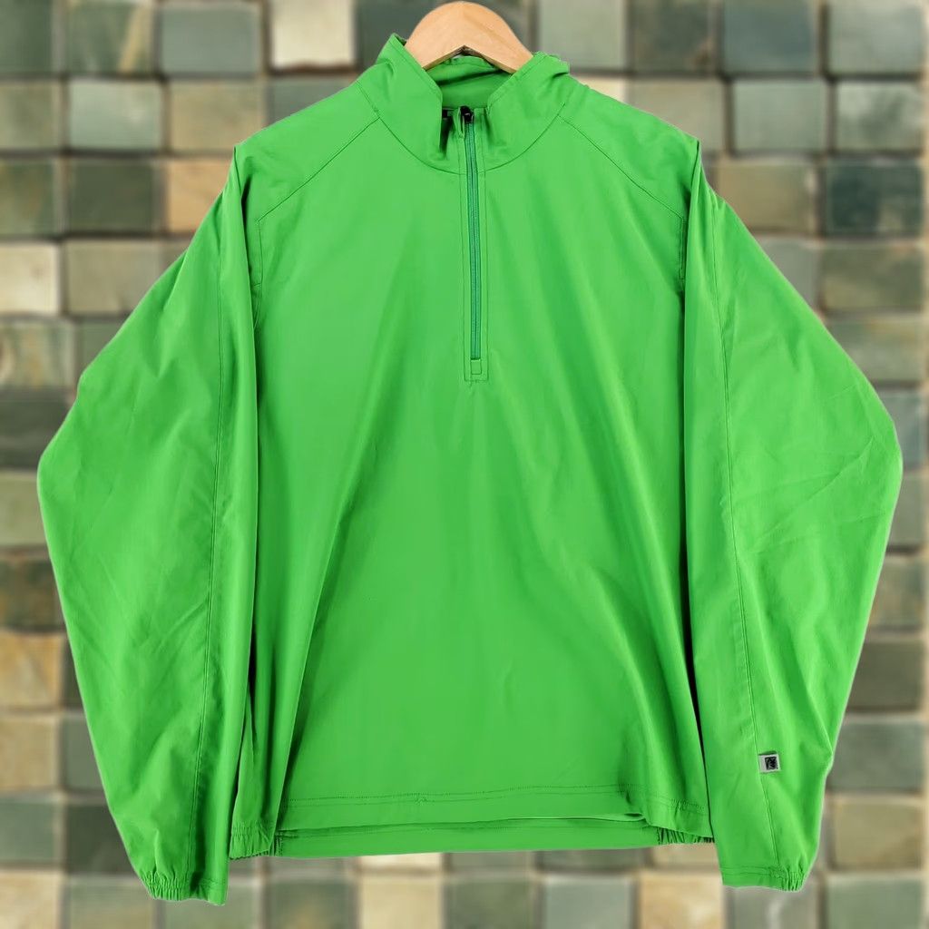 Vintage Zero Restriction 1/4 Zip Performance Golf Pullover Green Mens L Size US L / EU 52-54 / 3 - 1 Thumbnail