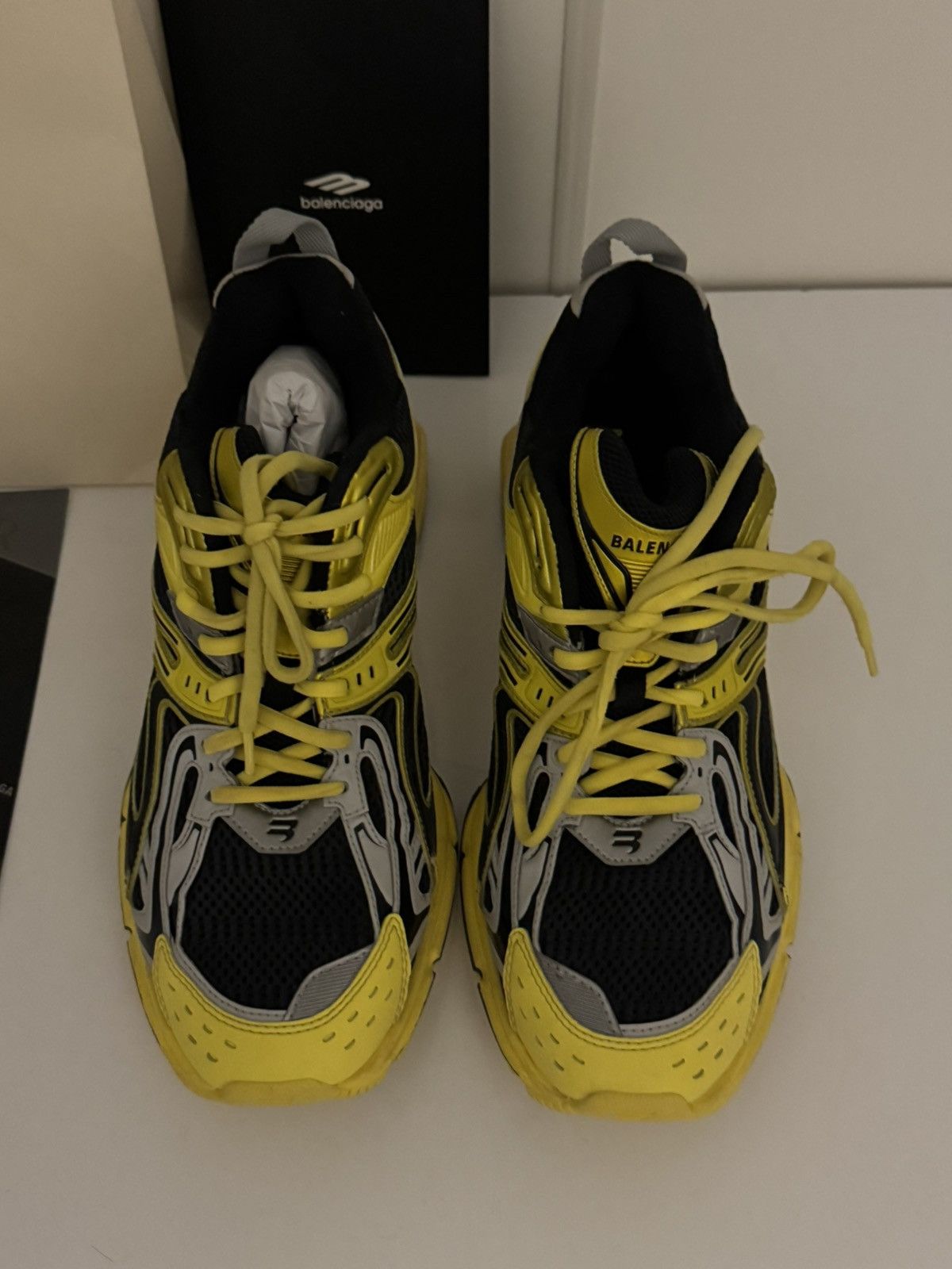 Balenciaga ✅Balenciaga X-Pander black yellow 43 Size US 9 / EU 42 - 4 Thumbnail