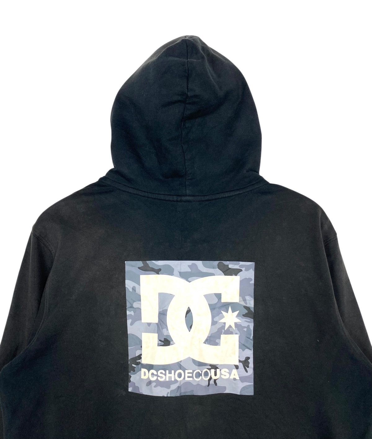 DC Rare‼️ Dc Shoe Co Usa Faded Hoodie Big Logo Size S / US 4 / IT 40 - 2 Thumbnail