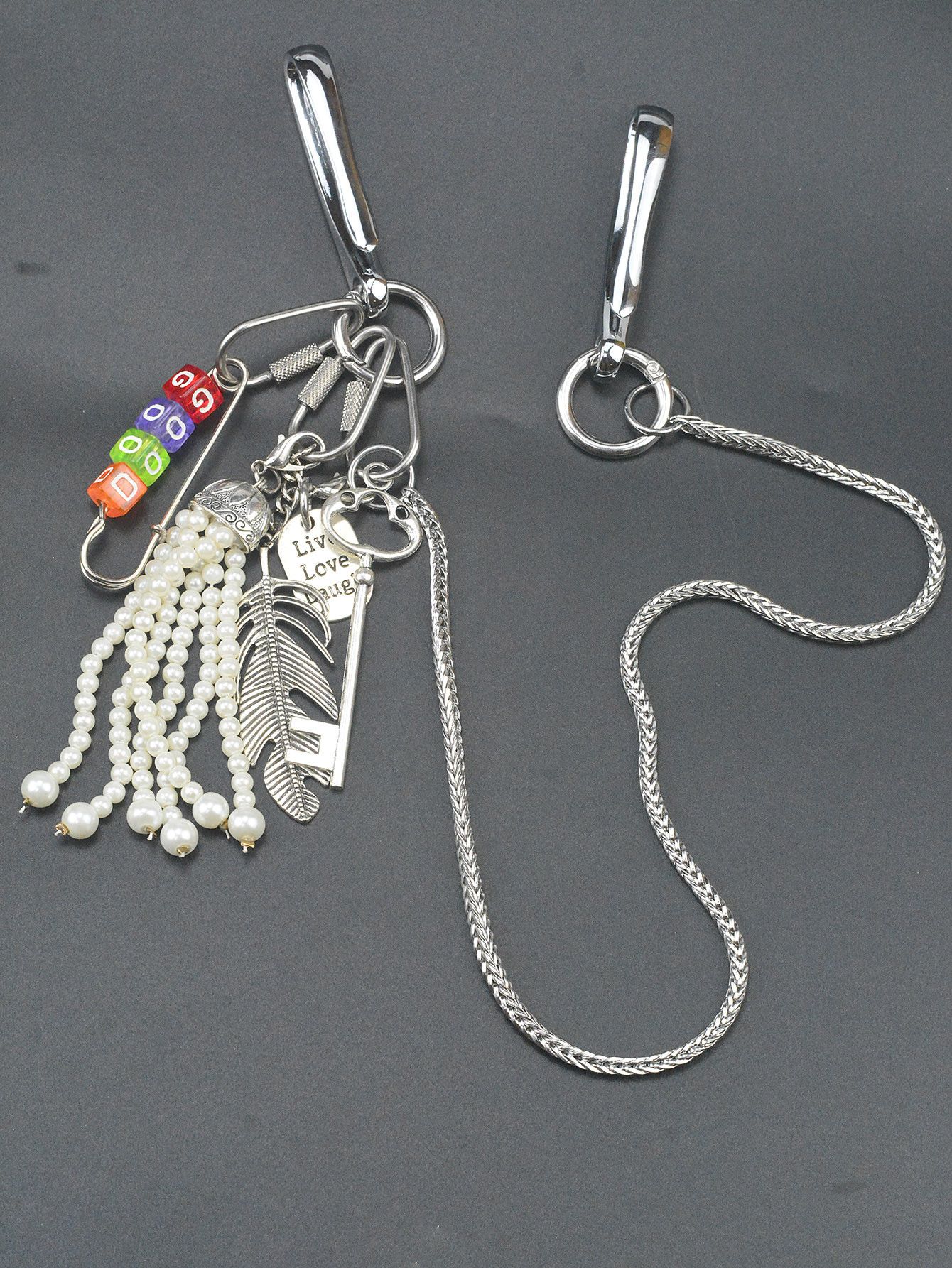 Japanese Brand × Jewelry 27-Inch Double-Layer Foxtail Pants Chain 4mm Stainless Steel Size ONE SIZE - 1 Thumbnail