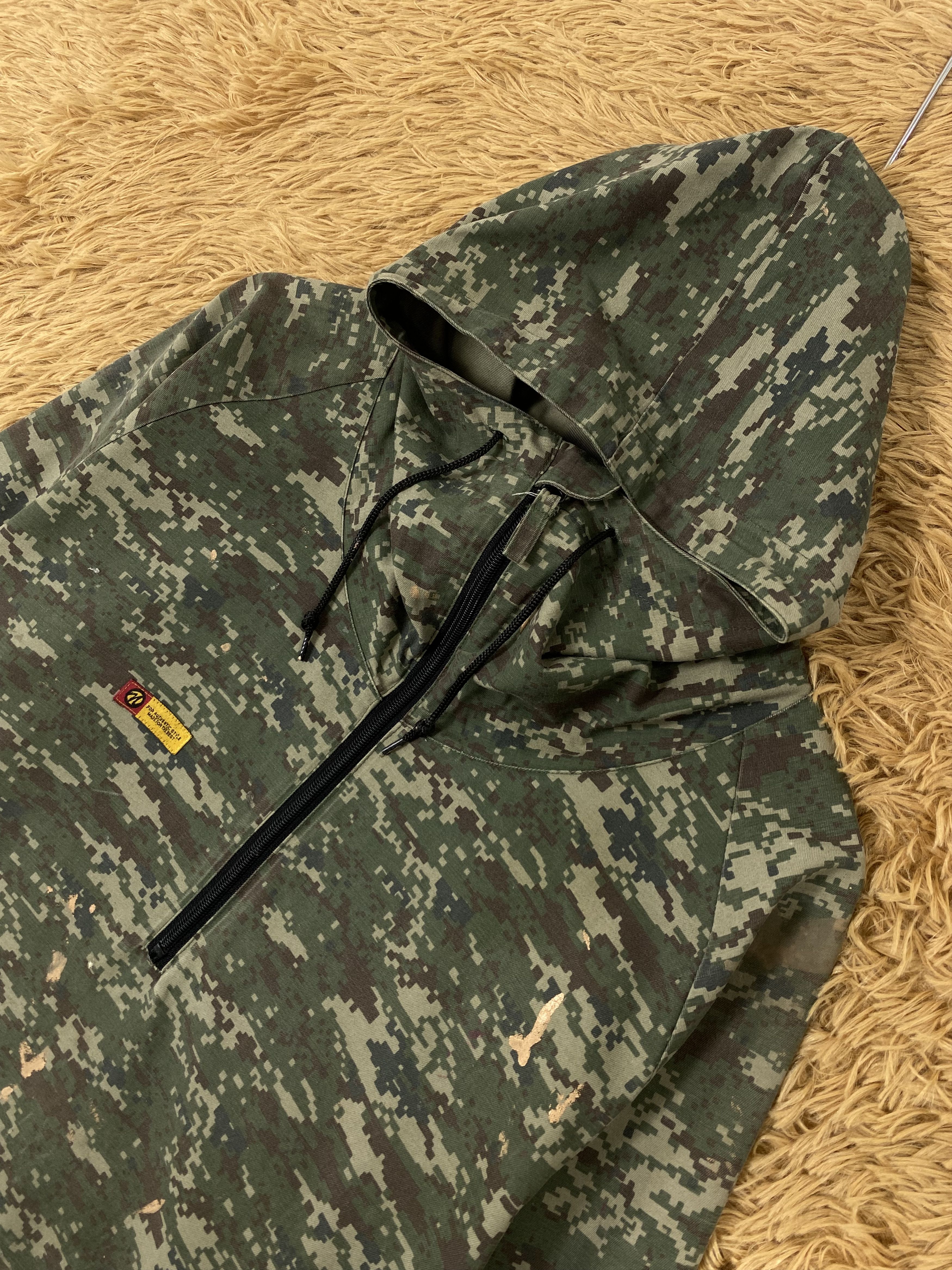 Vintage Vintage Union Made Halfzipper Camouflage Jacket PJ2508 Size US M / EU 48-50 / 2 - 2 Thumbnail