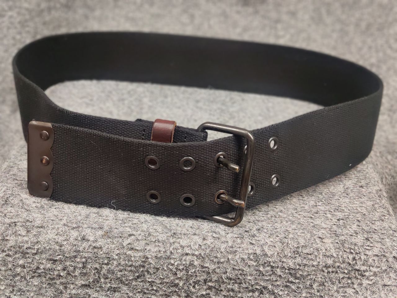 Diesel Vintage Diesel Chunky Canvas black belt with logo Y2k Style Size ONE SIZE - 15 Thumbnail