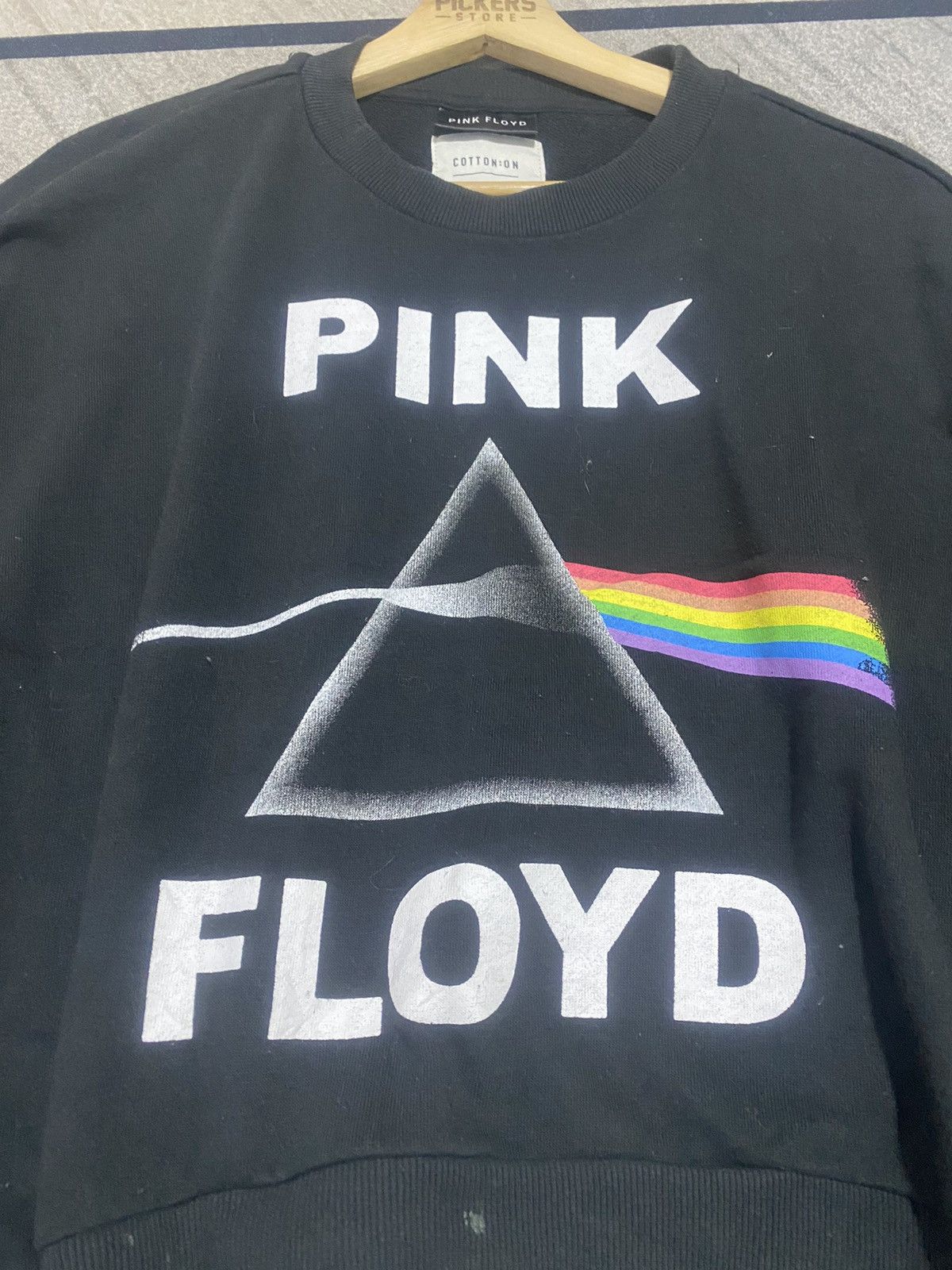 Band Tees × Cotton On × Pink Floyd Pink Floyd Crop Top Cotton:ON big logo Size M / US 6-8 / IT 42-44 - 4 Thumbnail