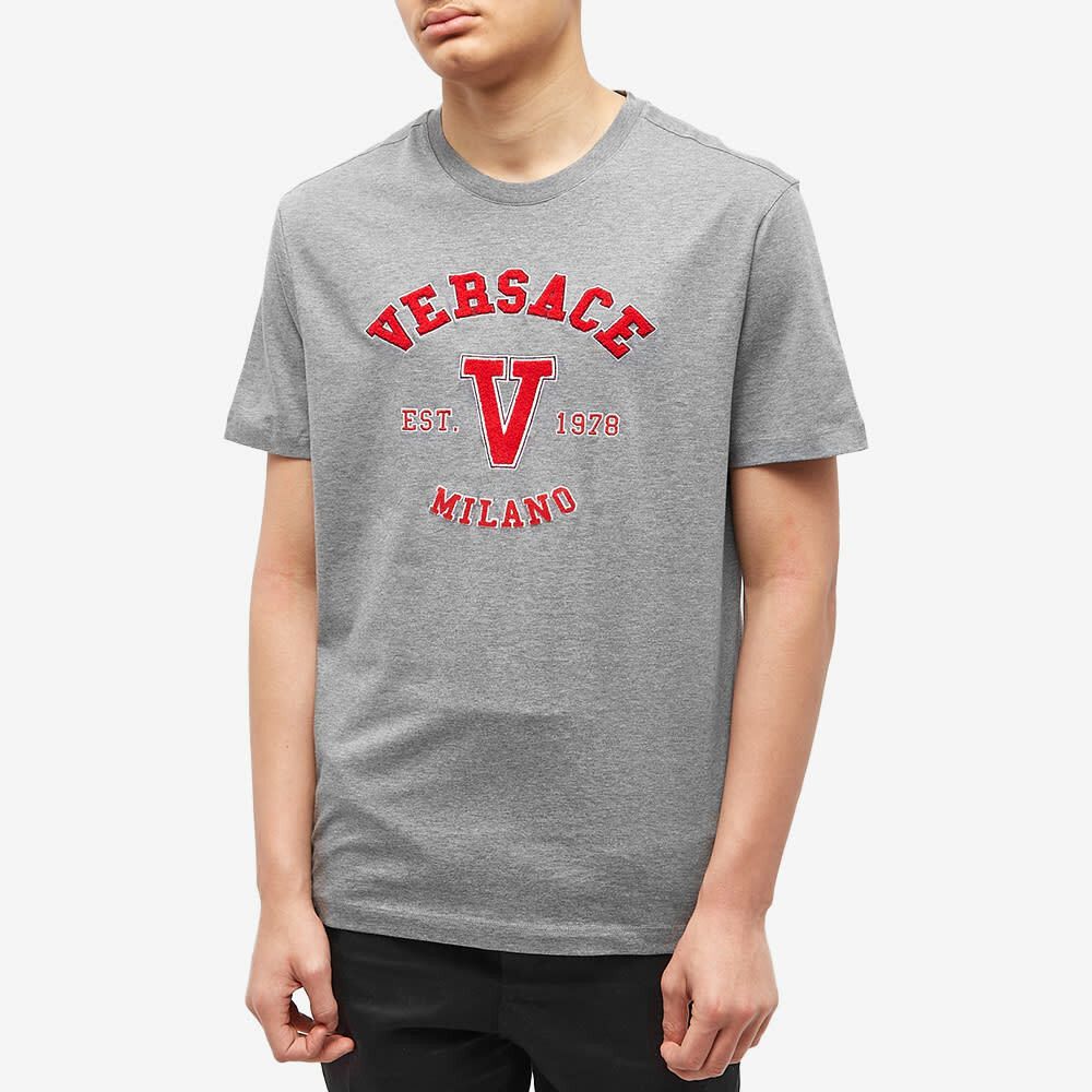 Versace o1y0525 Logo Crewneck T-Shirt in Grey Size US XXL / EU 58 / 5 - 3 Thumbnail