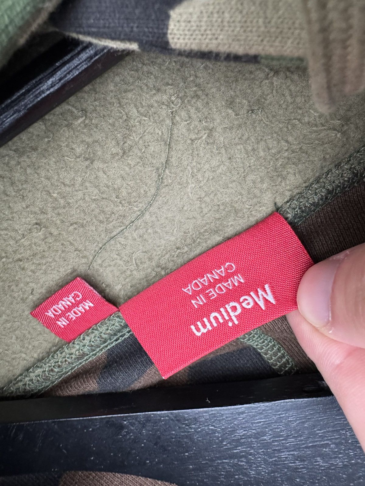 Supreme × Swarovski SS21 Supreme Swarovski S Logo Hooded Camo Sweatshirt Size US M / EU 48-50 / 2 - 8 Thumbnail
