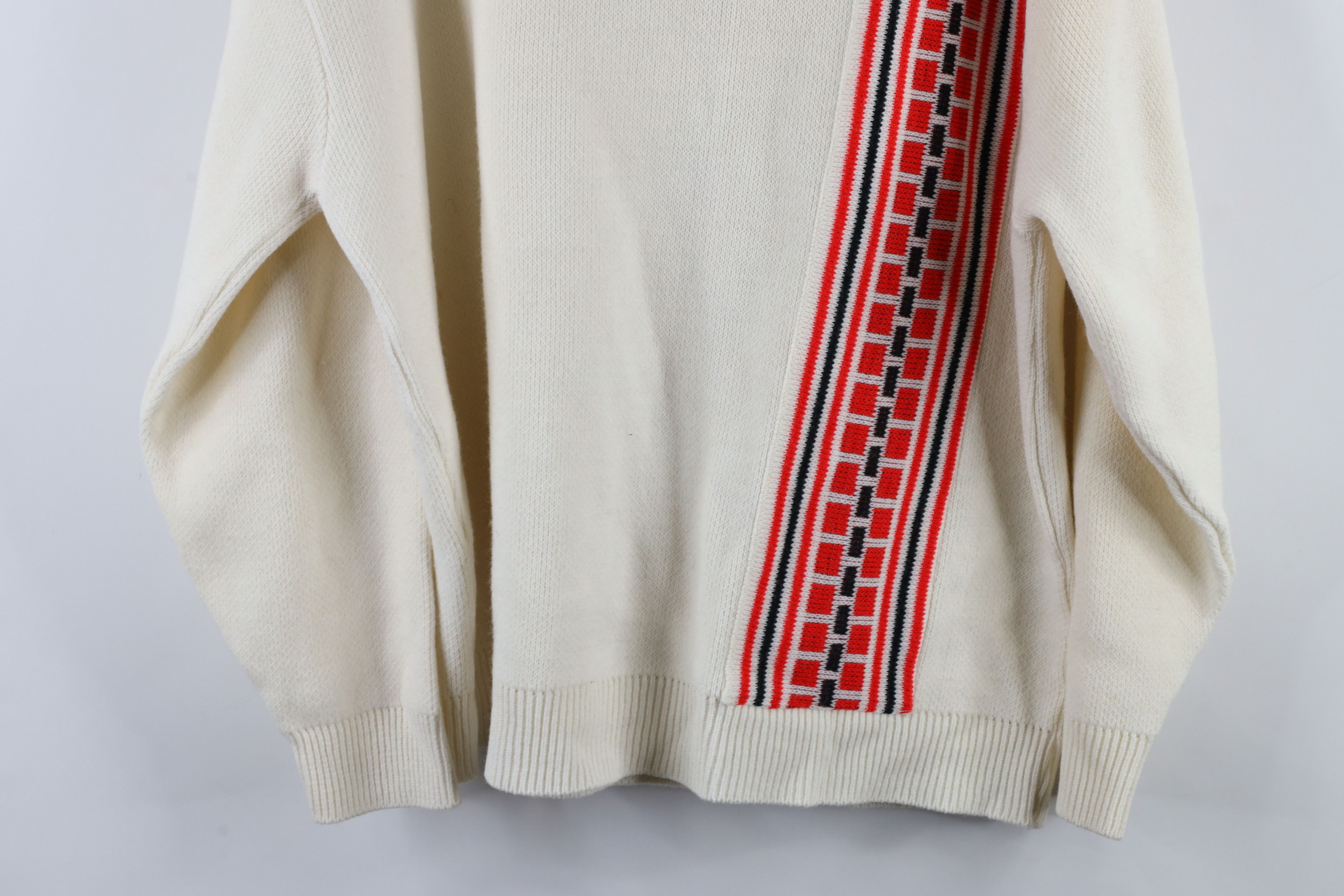 Vintage × Yamaha Vintage 70s Yamaha Racing Design Turtleneck Sweater USA Size US XL / EU 56 / 4 - 12 Thumbnail