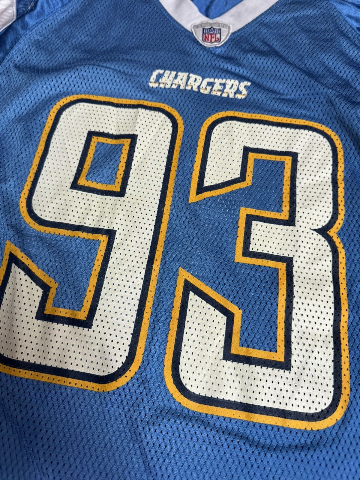 Reebok San Diego Chargers Luis Castillo #93 NFL Equipment Jersey Size US M / EU 48-50 / 2 - 3 Thumbnail
