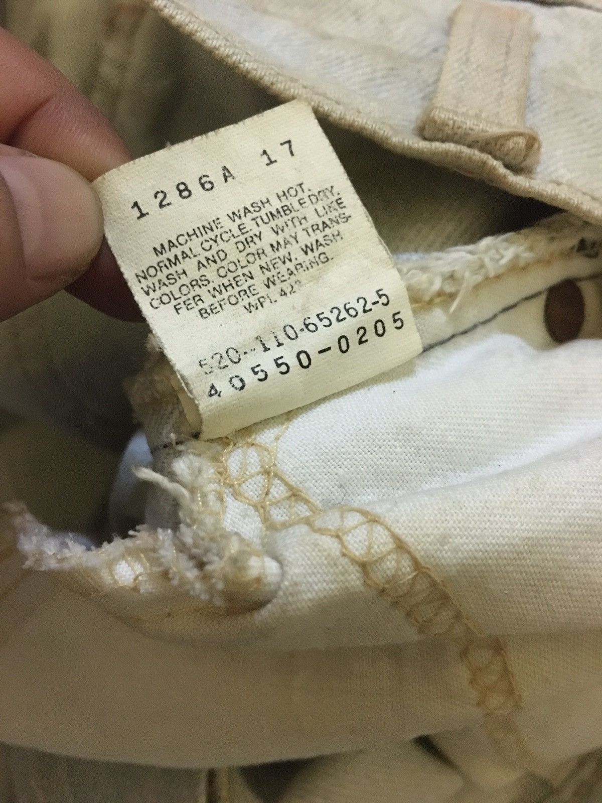 Levi's Vintage 80s Levi’s 550 Orange Tab Made in USA Size US 34 / EU 50 - 9 Thumbnail
