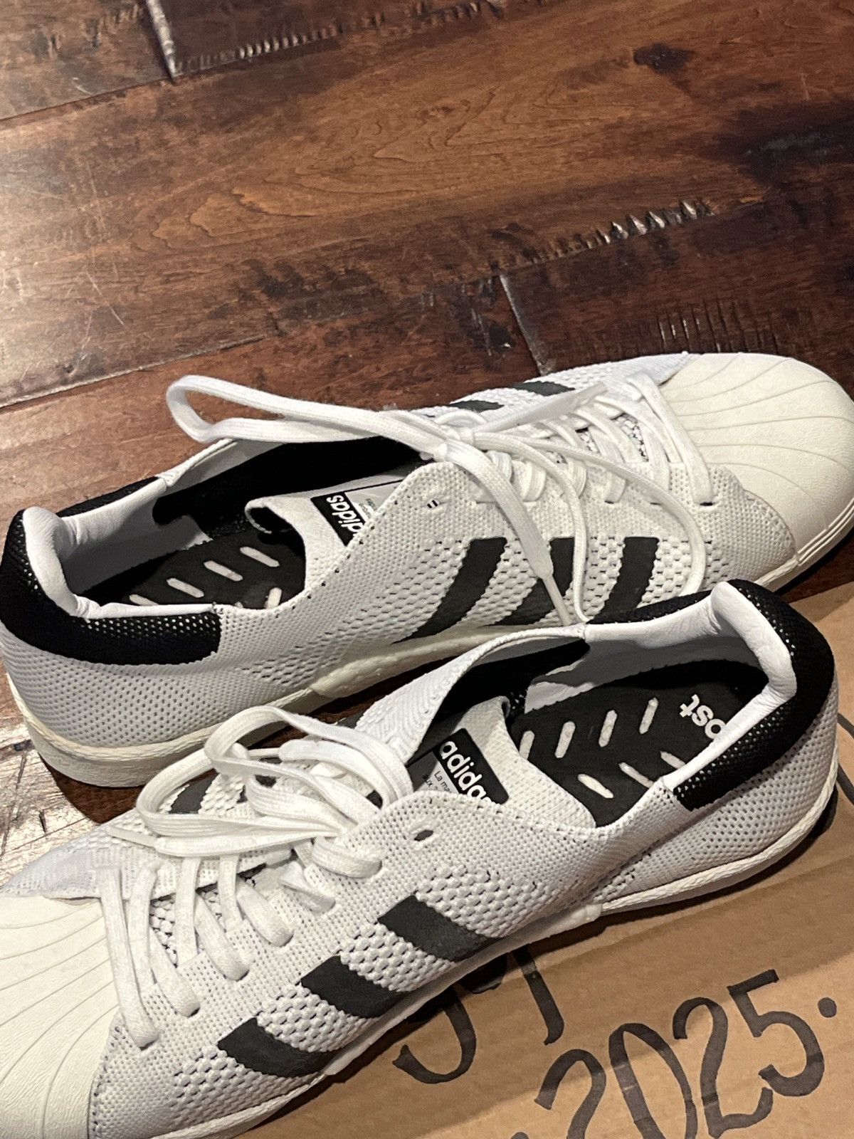 Adidas Superstar 80s PRIMEKNIT White/Black men's