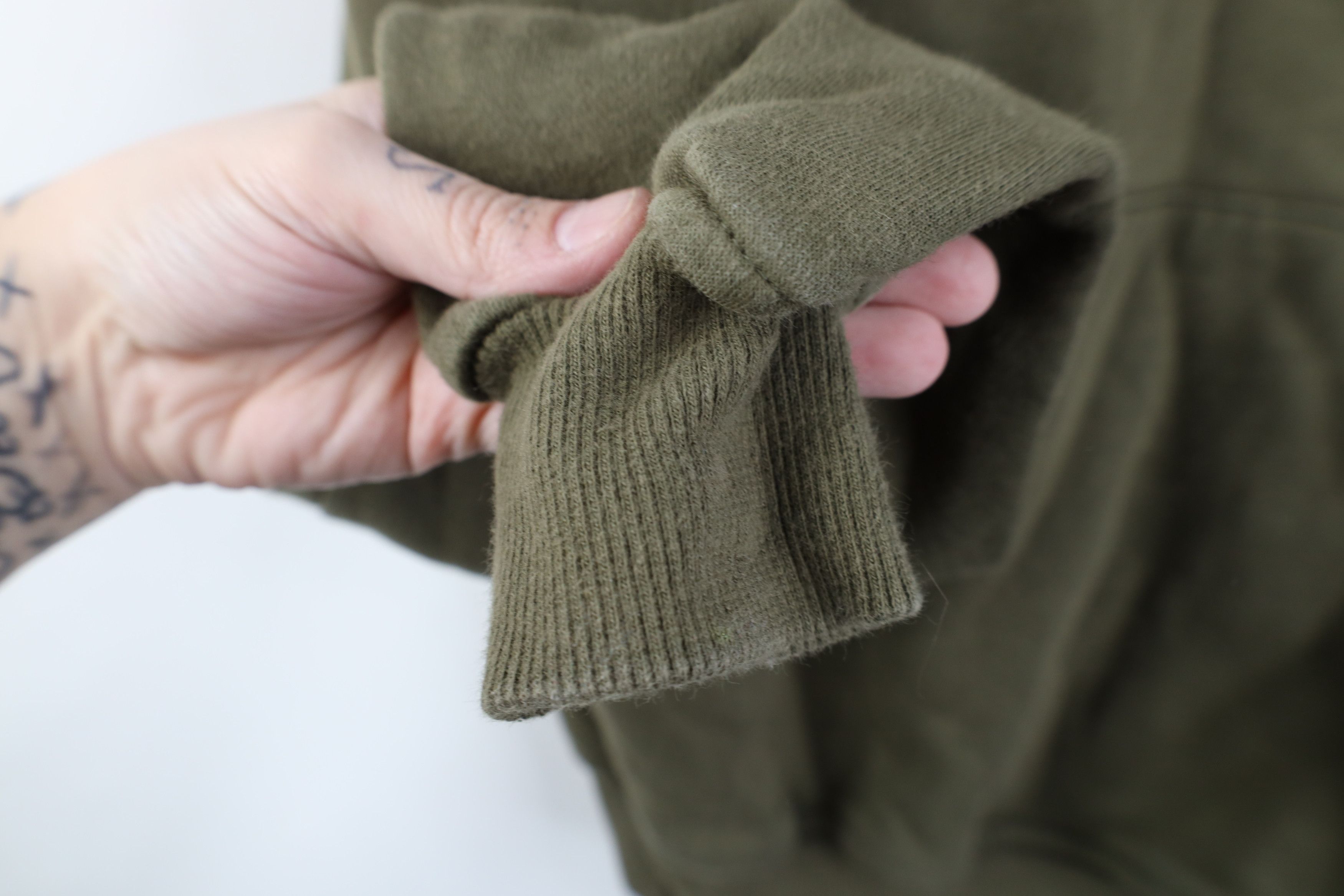 Champion Vintage Y2K Champion Blank Hoodie Sweatshirt Olive Green Size US S / EU 44-46 / 1 - 9 Thumbnail