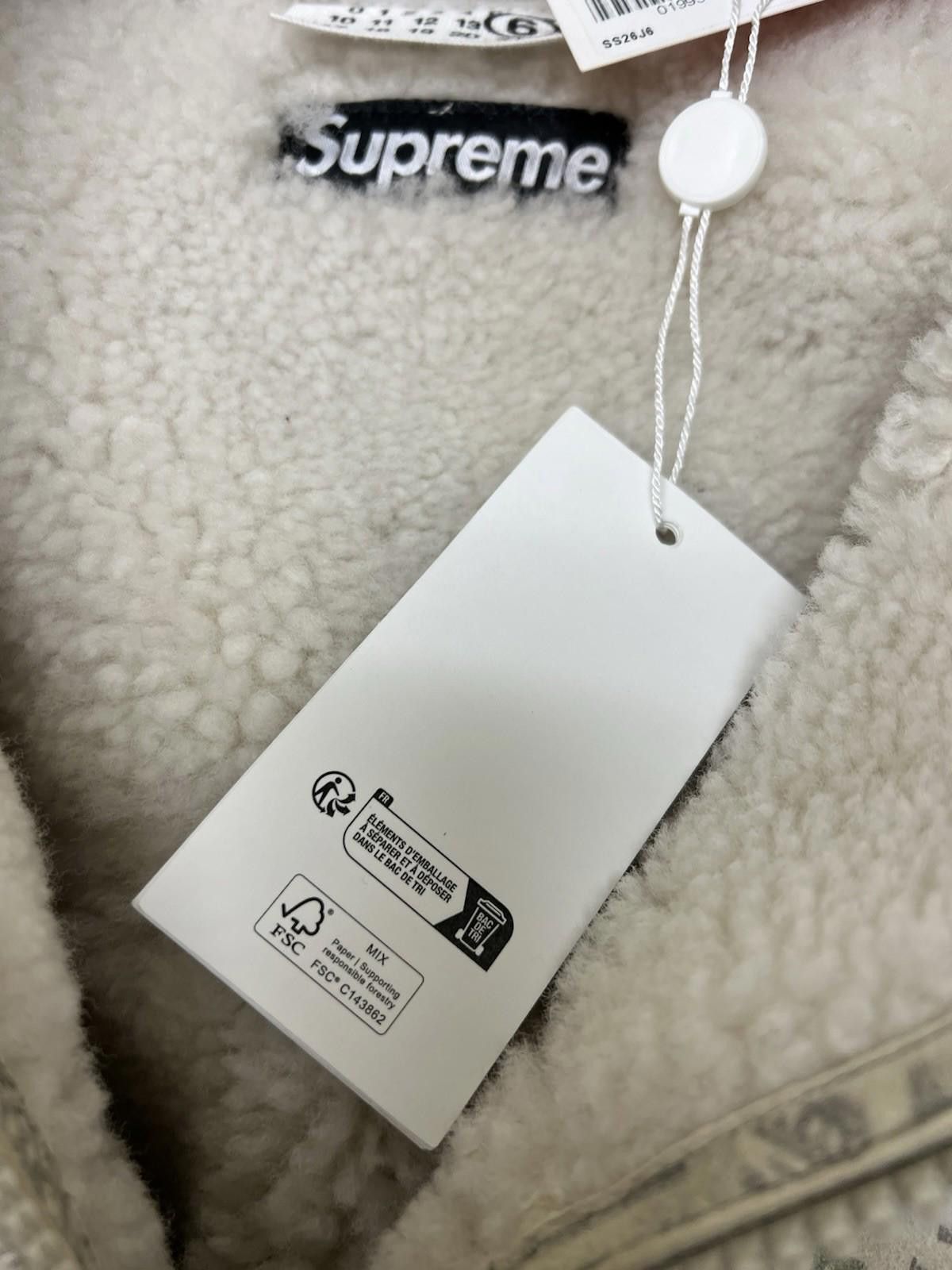 Supreme Supreme MM6 Maison Margiela Hooded Shearling Bomber Jacket L Size US L / EU 52-54 / 3 - 4 Thumbnail