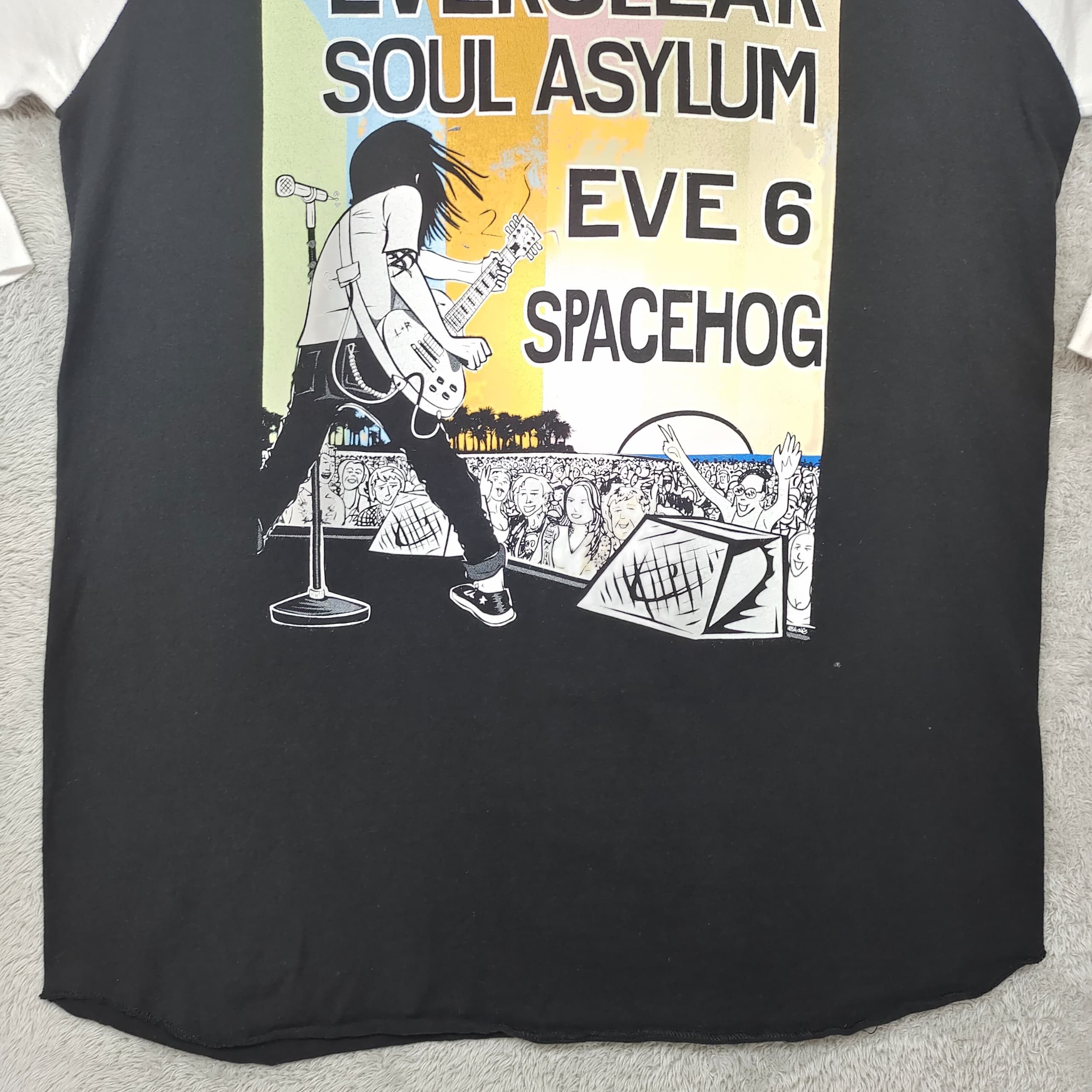 Band Tees SUMMERLAND TOUR 2012 RAGLAN T SHIRT Size US L / EU 52-54 / 3 - 7 Thumbnail