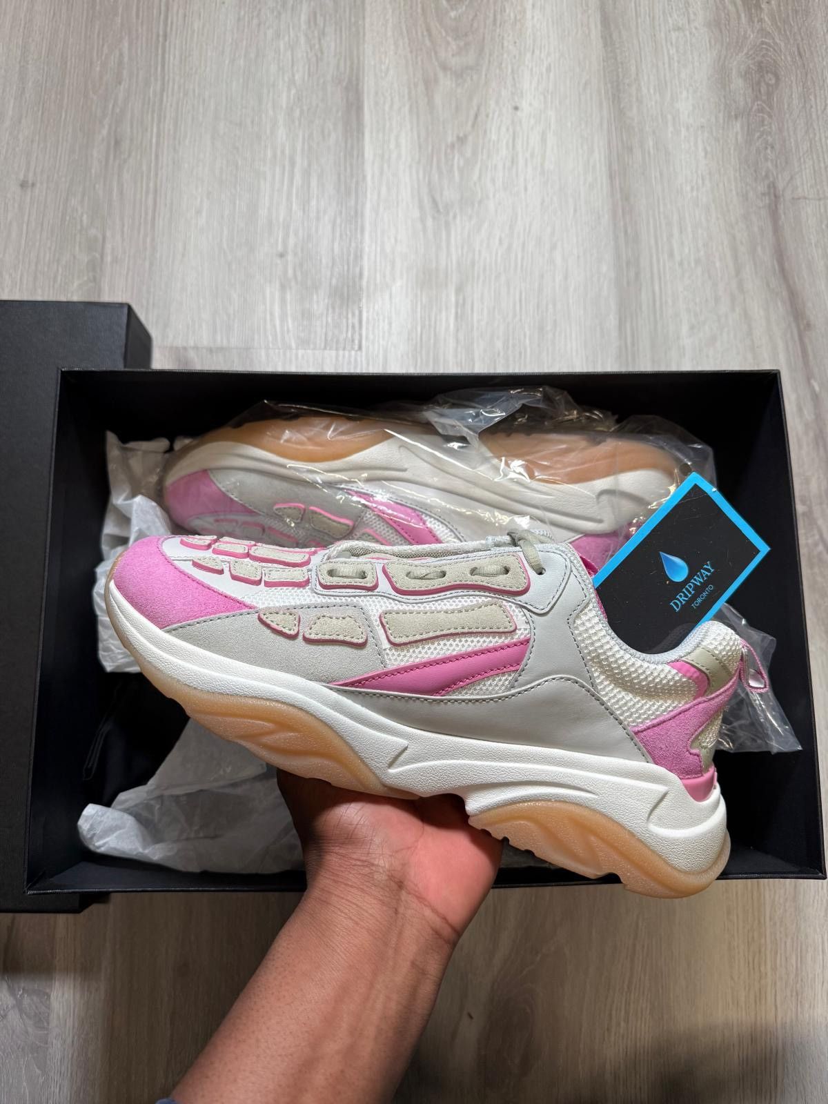 Amiri Bone Runner Pink/Tan