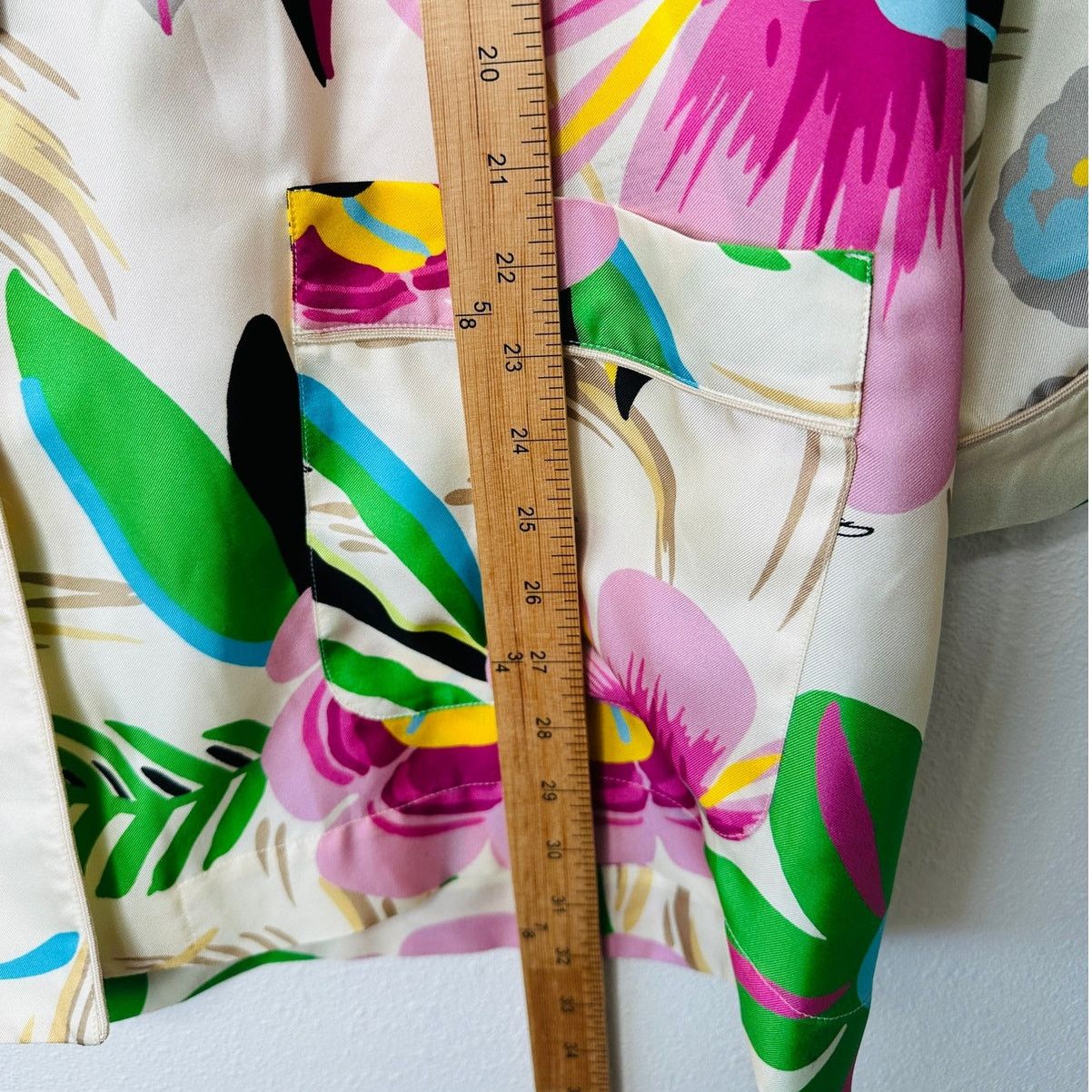 Gucci NWT Gucci Silk Pink Blue Multi Floral Printed Blouse 46 / XL Size XL / US 12-14 / IT 48-50 - 20 Thumbnail