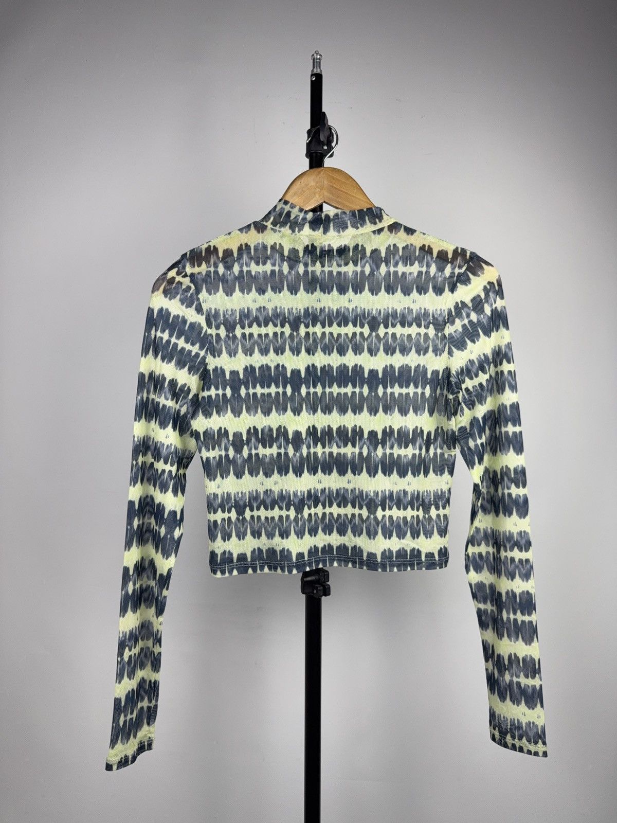 Japanese Brand 00s Save The Queen Jean Paul Gaultier Style Mesh Blouses Size XS / US 0-2 / IT 36-38 - 5 Thumbnail