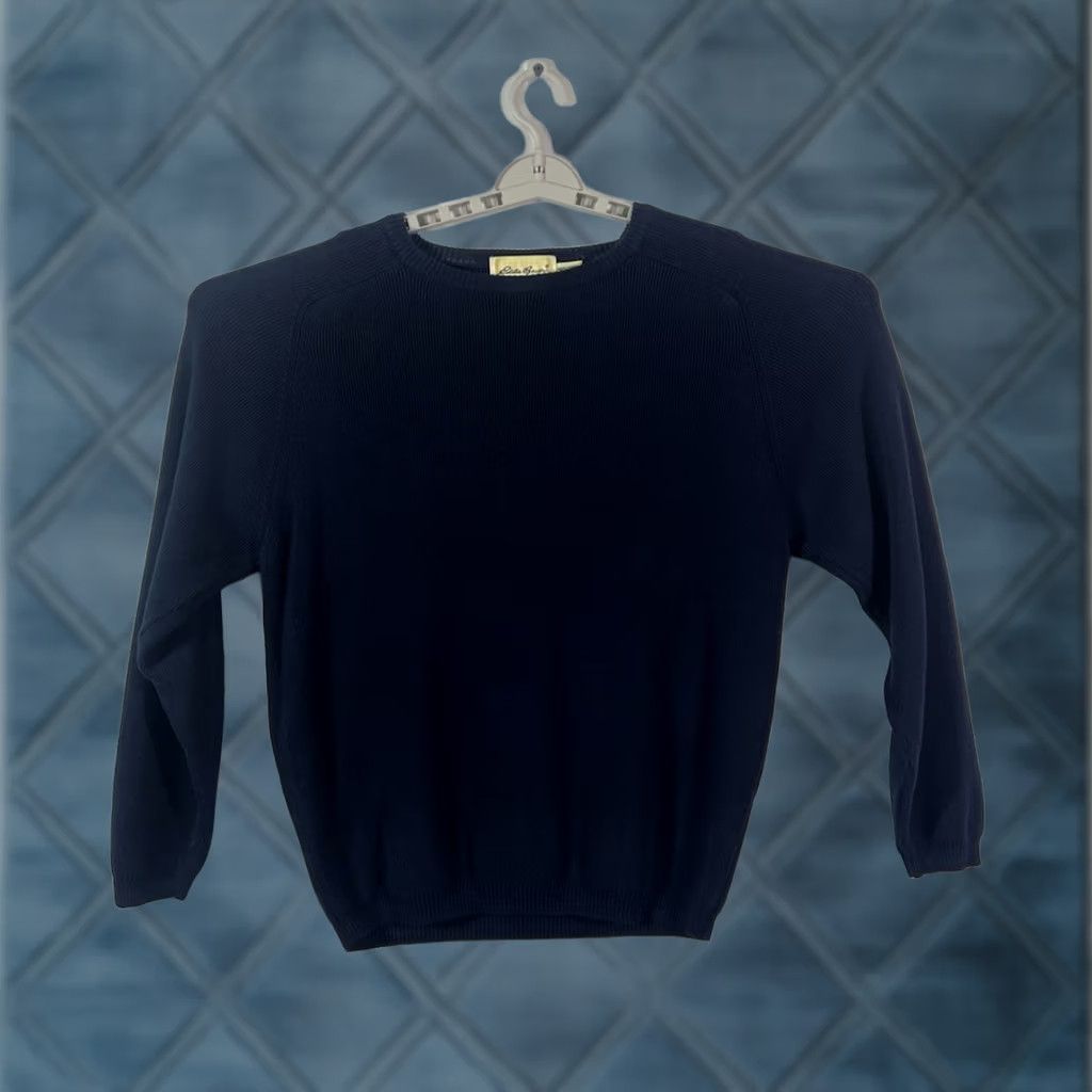 Eddie Bauer Eddie Bauer Sweater Womans Small Blue Crewneck 100% Cotton Ribbed Knit Pullover Size US S / EU 44-46 / 1 - 1 Thumbnail