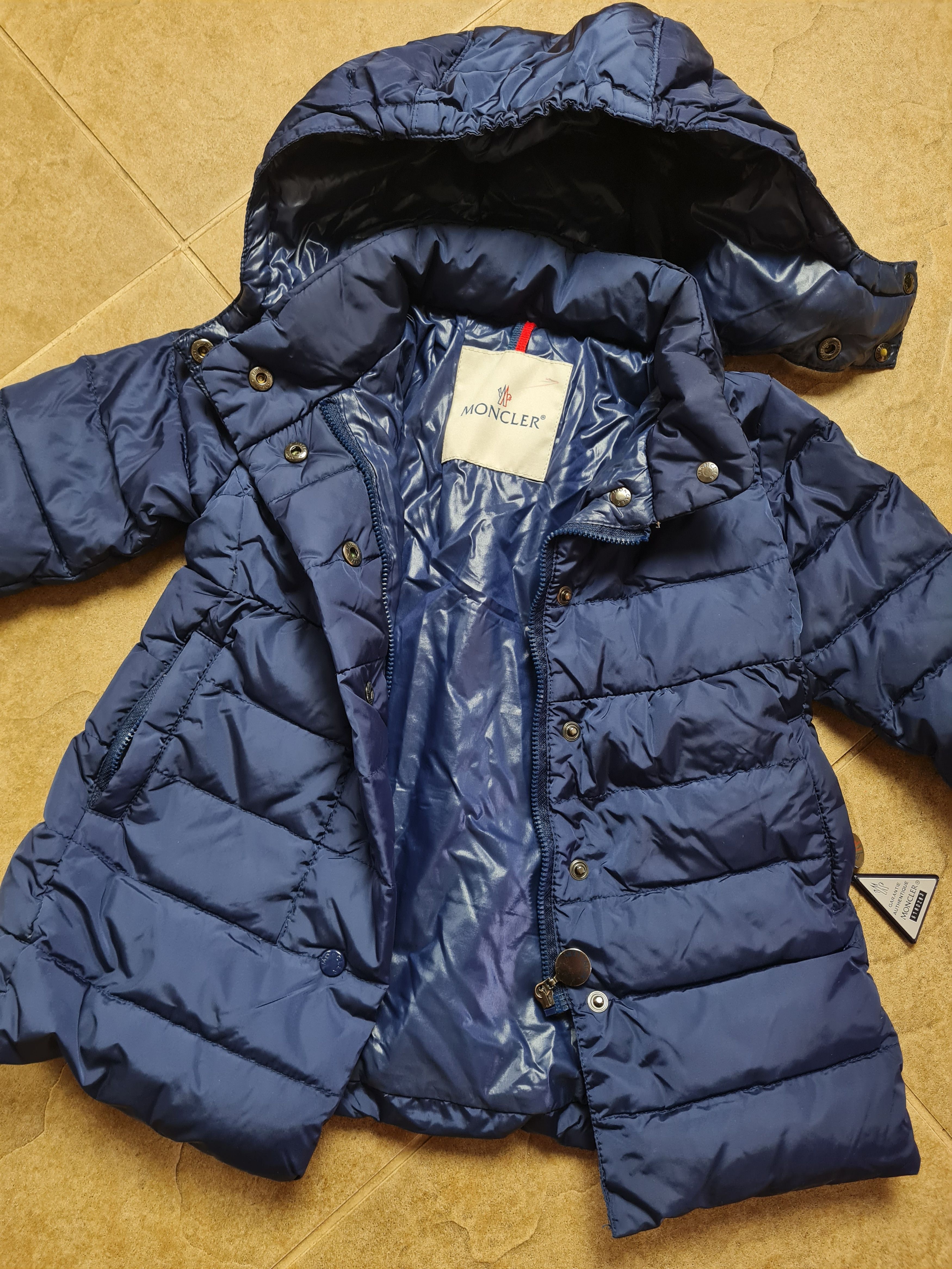 Moncler Down Jacket Moncler Parka Blue12 mois - sz 74cm Size XXS / US 00 / IT 34 - 7 Thumbnail