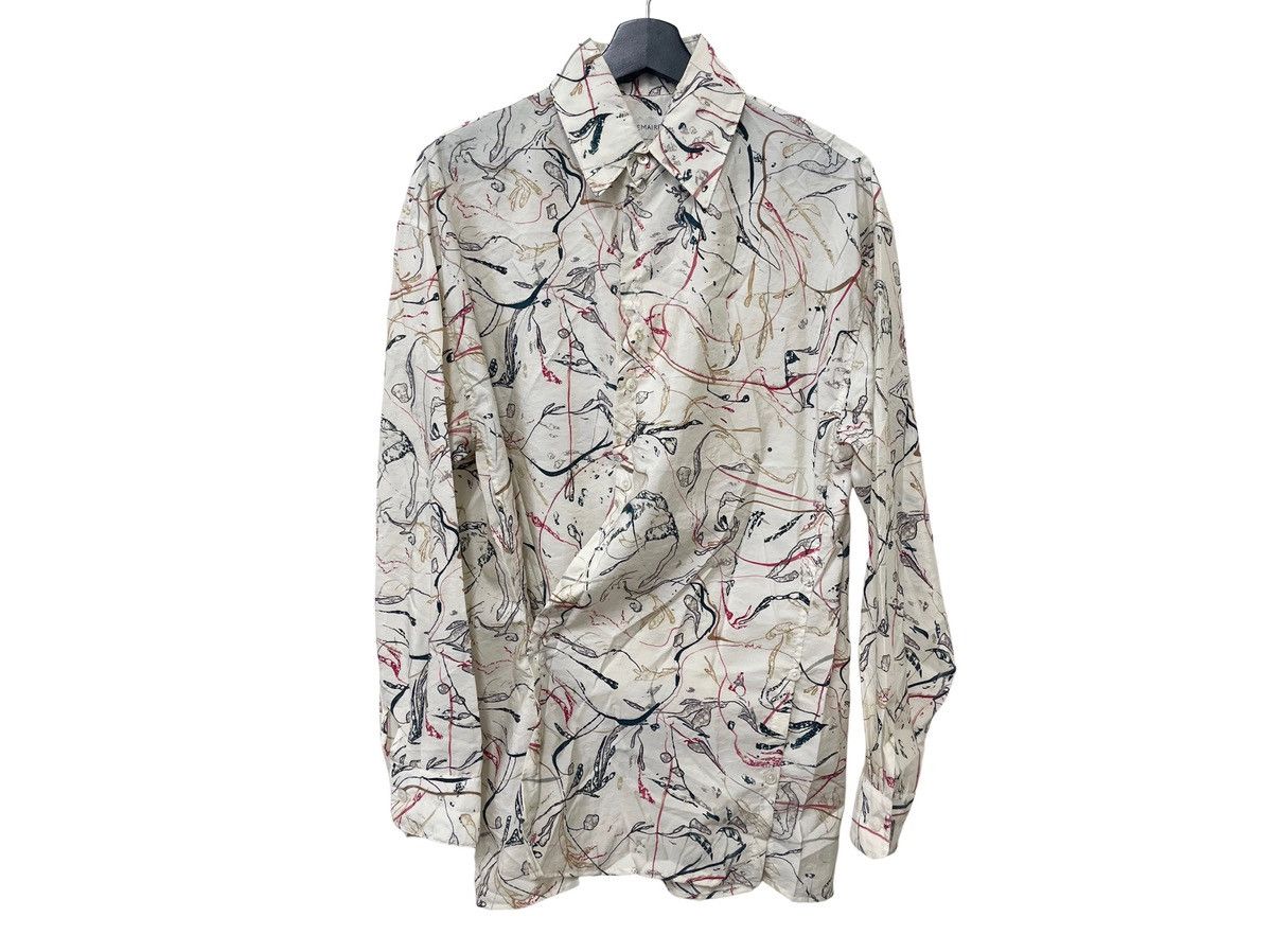 Lemaire Lemaire 22AW Dry Silk Printed Shirt Size US XS / EU 42 / 0 - 3 Thumbnail
