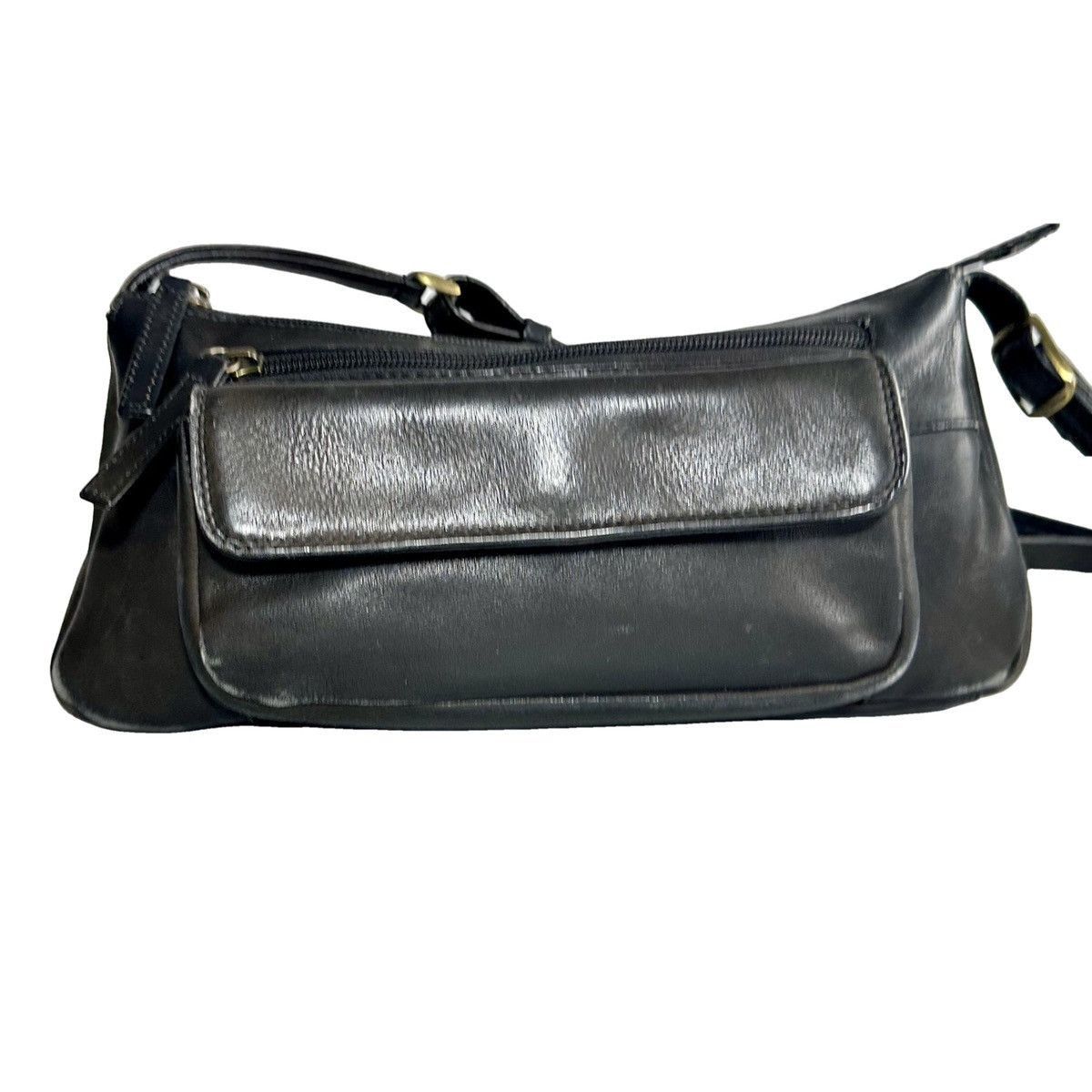 Vintage Derek Alexander Black Phone Pocket Evening Crossbody Bag, Women's