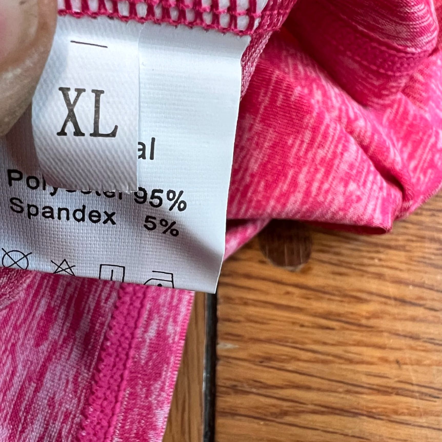 Pinko Aeuui Sports Tank Top Womens XL Pink Heather Poly Spandex Size XL / US 12-14 / IT 48-50 - 6 Thumbnail