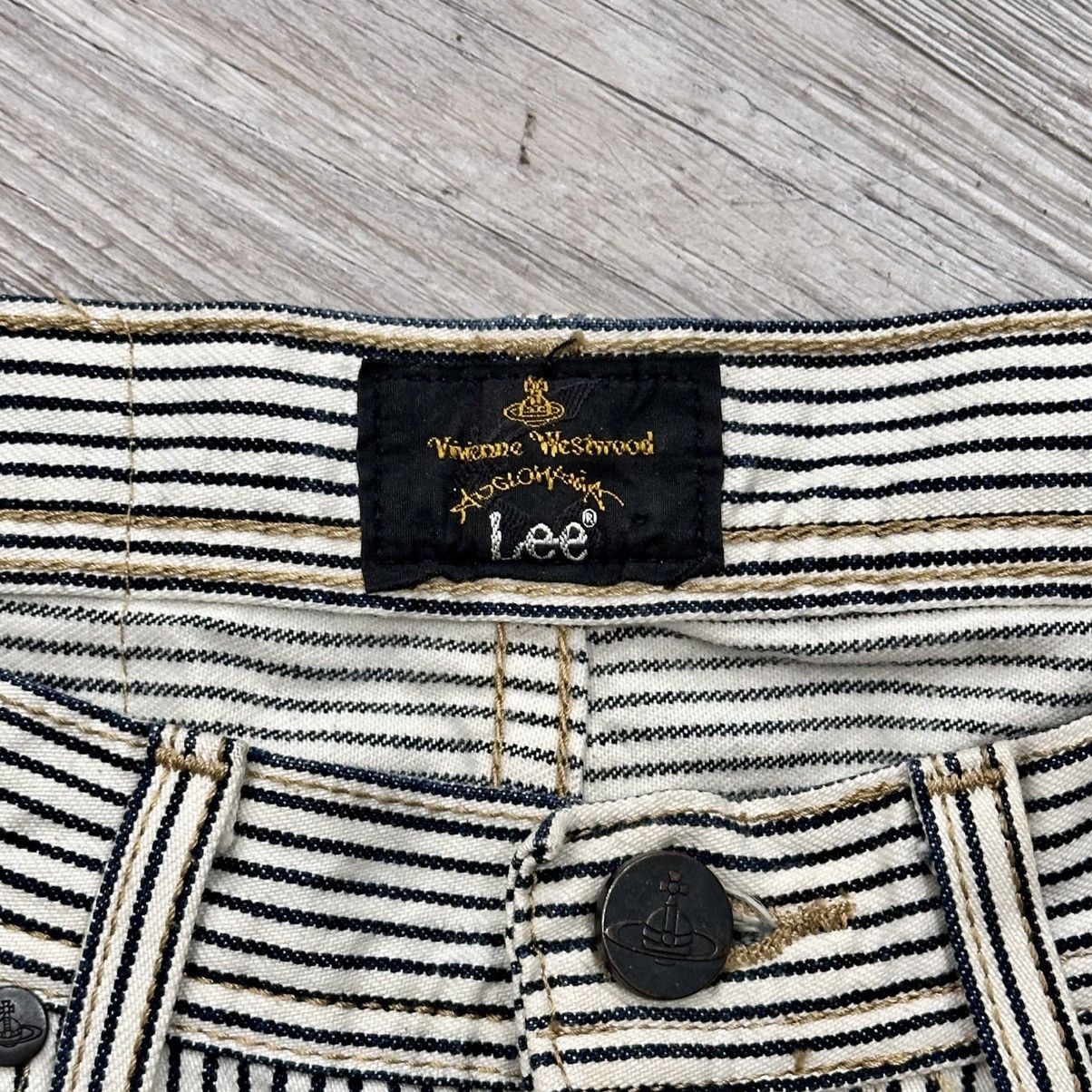 Lee × Vivienne Westwood VIVIENNE WESTWOOD X LEE PIN STRIPE JEANS Size US 28 / EU 44 - 3 Thumbnail