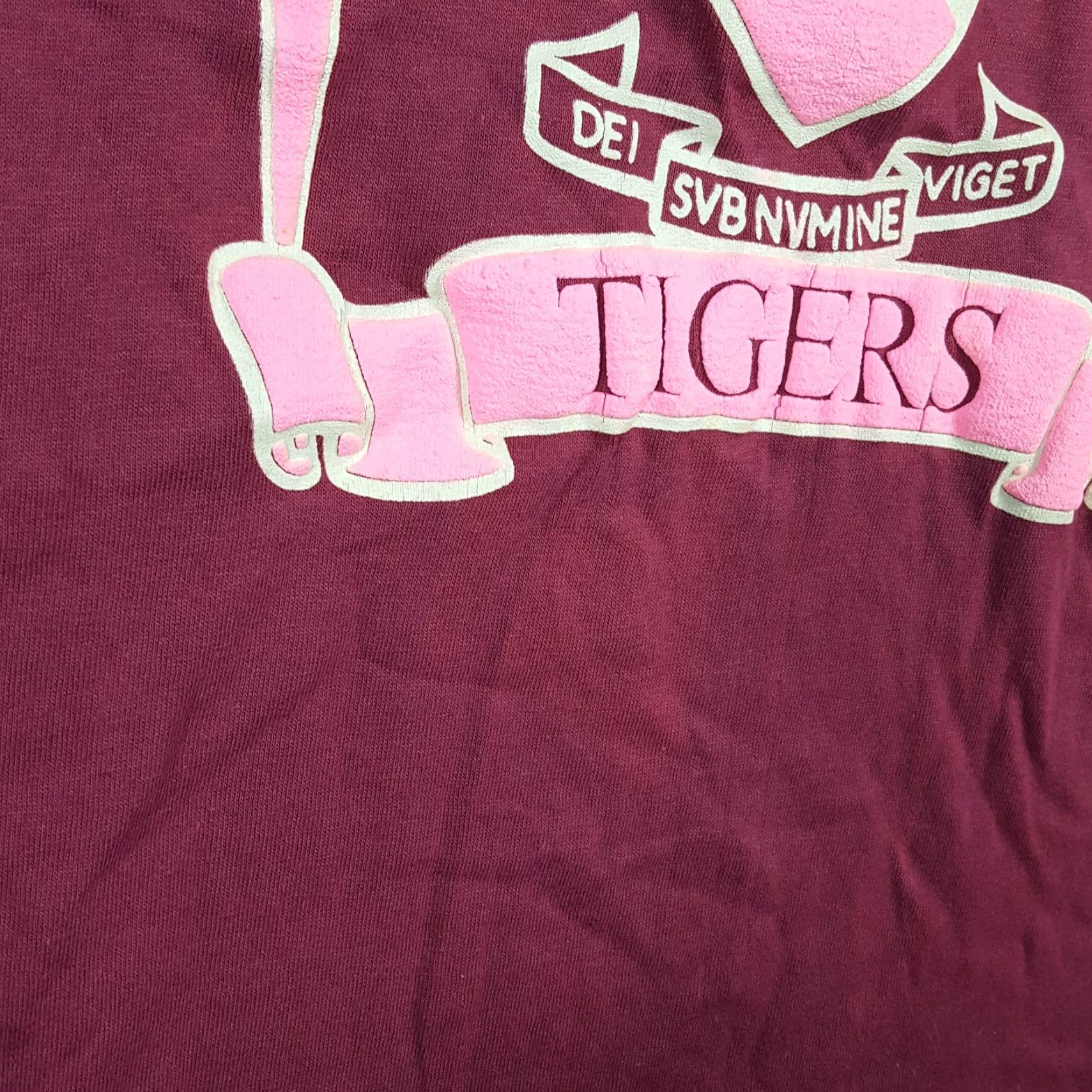 Vintage VINTAGE Princeton Tigers Puff Print Shirt Mens Large Pink College Ivy League USA Made 90s 00s Preppy University T Shirt Size US L / EU 52-54 / 3 - 5 Thumbnail
