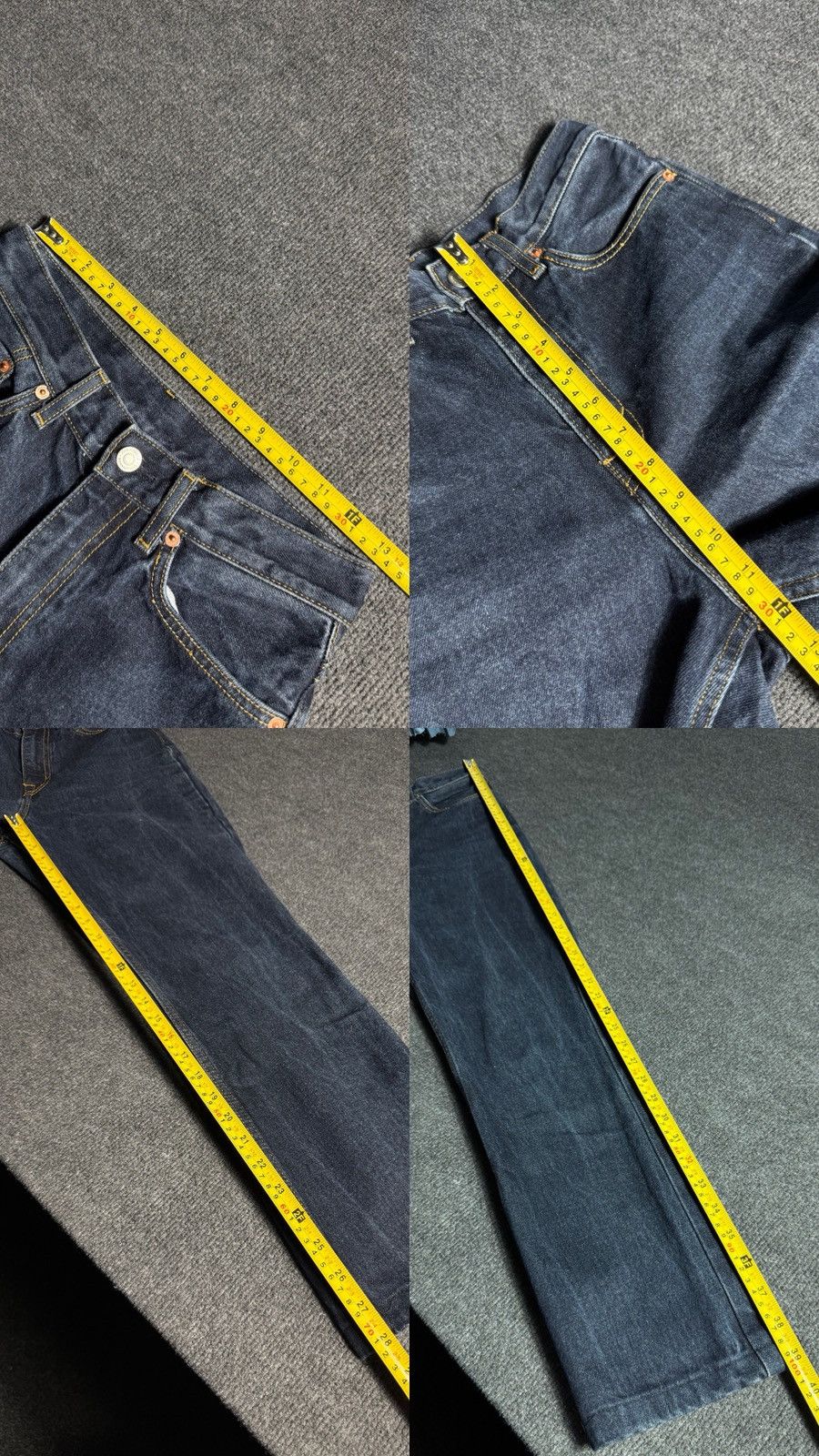 Cos Luxury 00s COS Straight Dark Wash Jeans Size 25 Minimalist Size 25" / US 0 / IT 36 - 18 Thumbnail