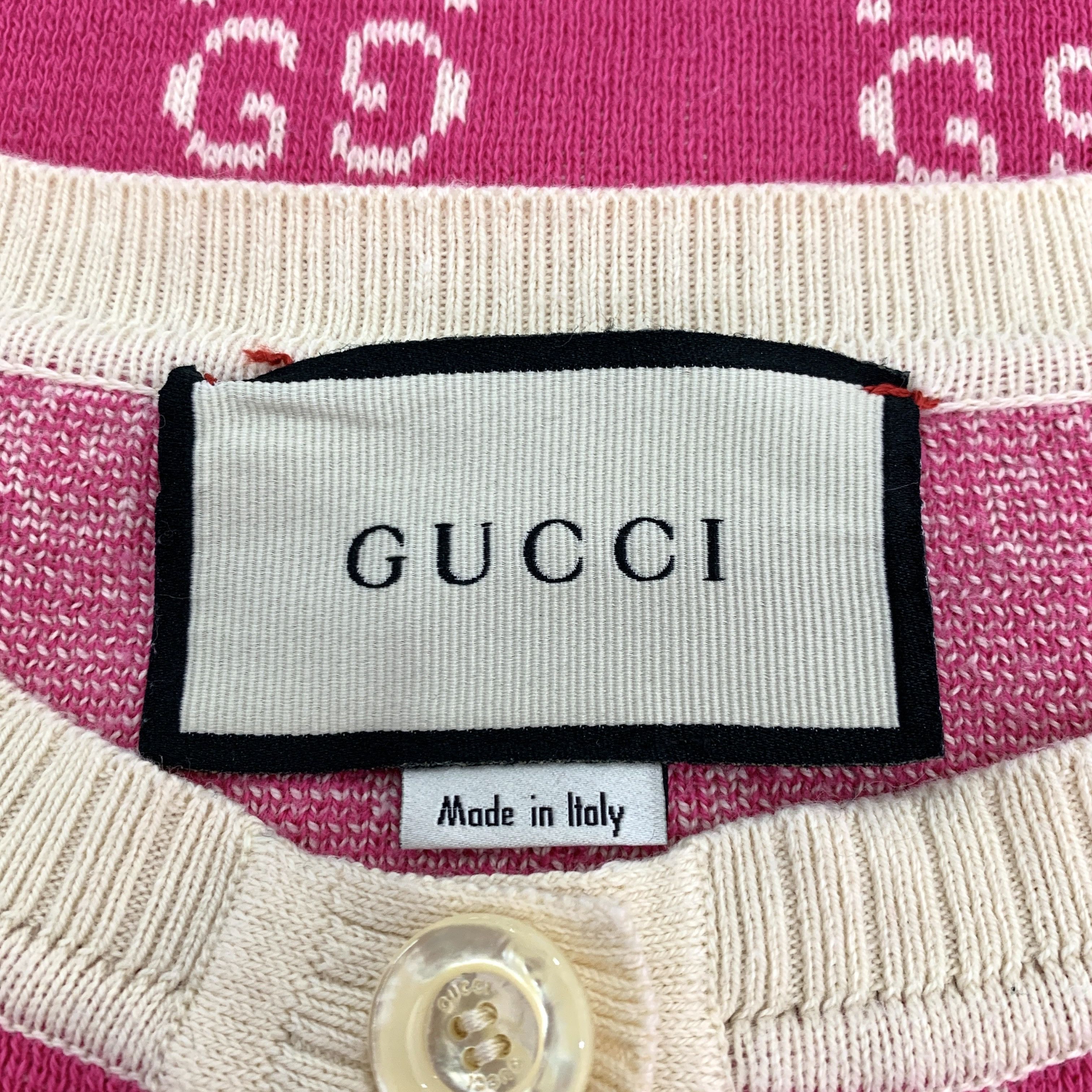 Gucci Gucci💓Barbie Logo Double G full print knit Size S / US 4 / IT 40 - 6 Thumbnail