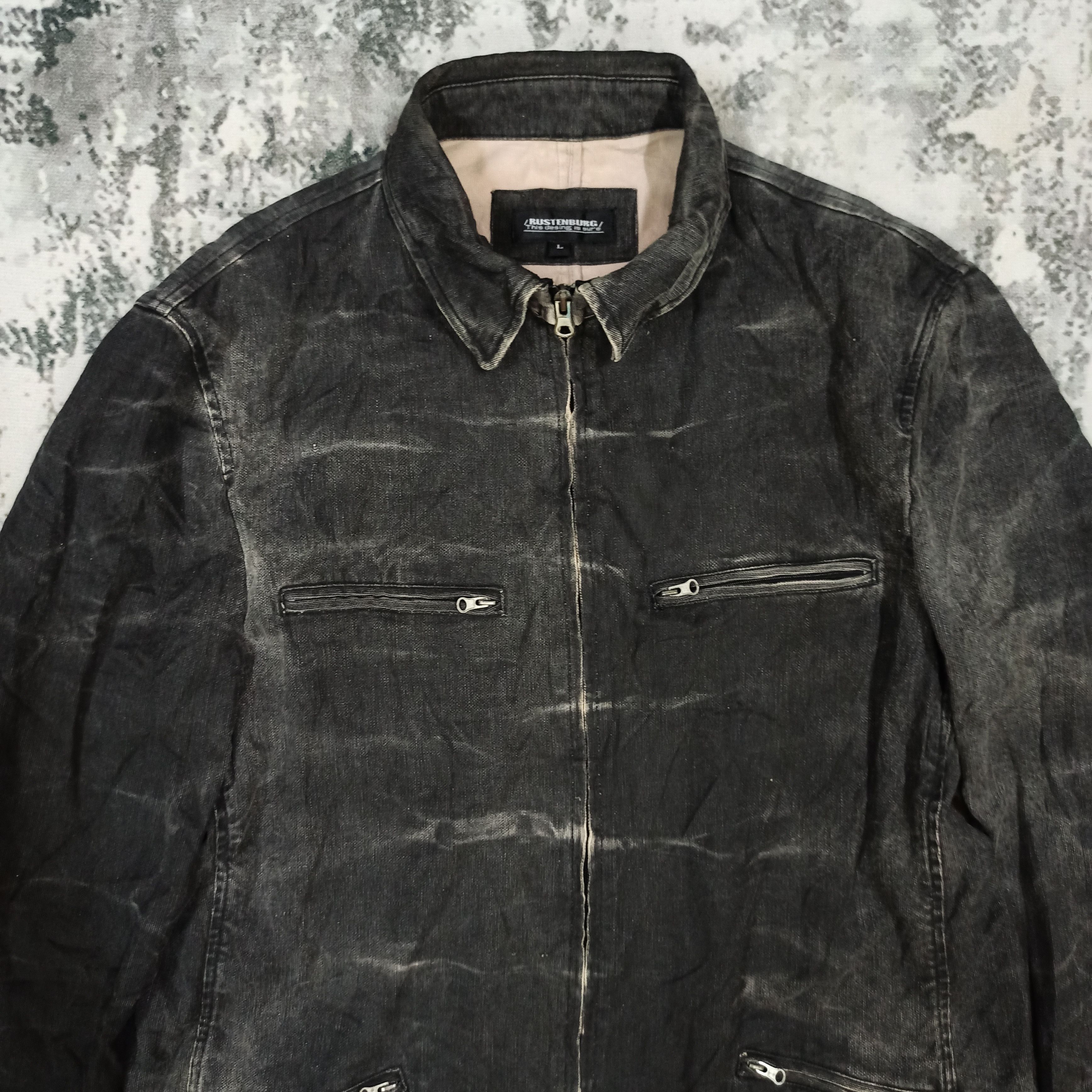Japanese Brand Rare Rustenburg Denim Jacket Like ifsixwasnine/LGB/Kmrii Size US L / EU 52-54 / 3 - 2 Thumbnail