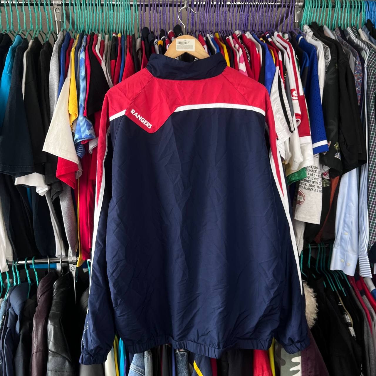 Umbro Glasgow Rangers 2007/2008 Football Soccer Track Jacket Size US XXL / EU 58 / 5 - 6 Thumbnail