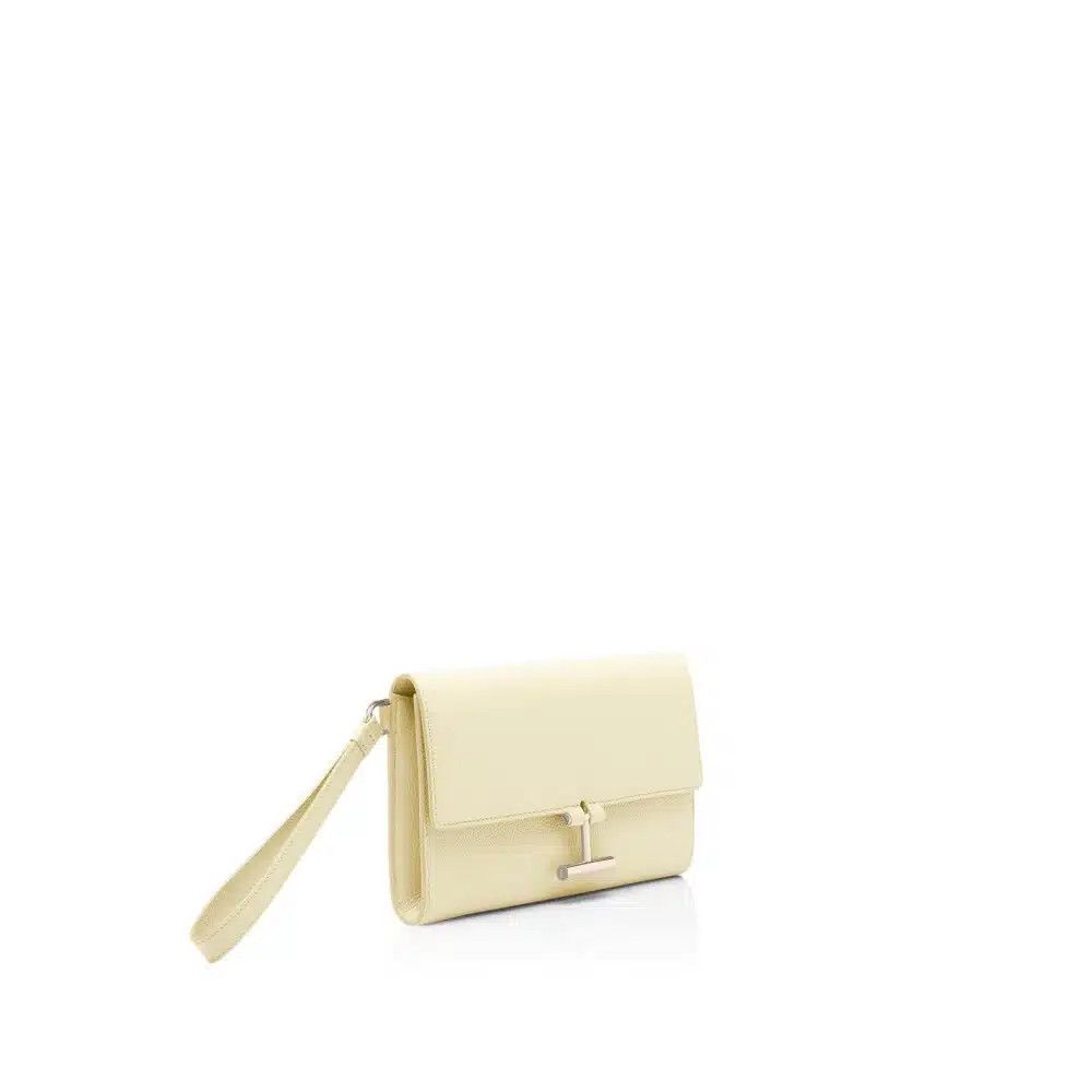 Tom Ford o1loc1c0926 S0508 Size: OS / Grain Leather Tara Pouch Beige Size ONE SIZE - 2 Thumbnail