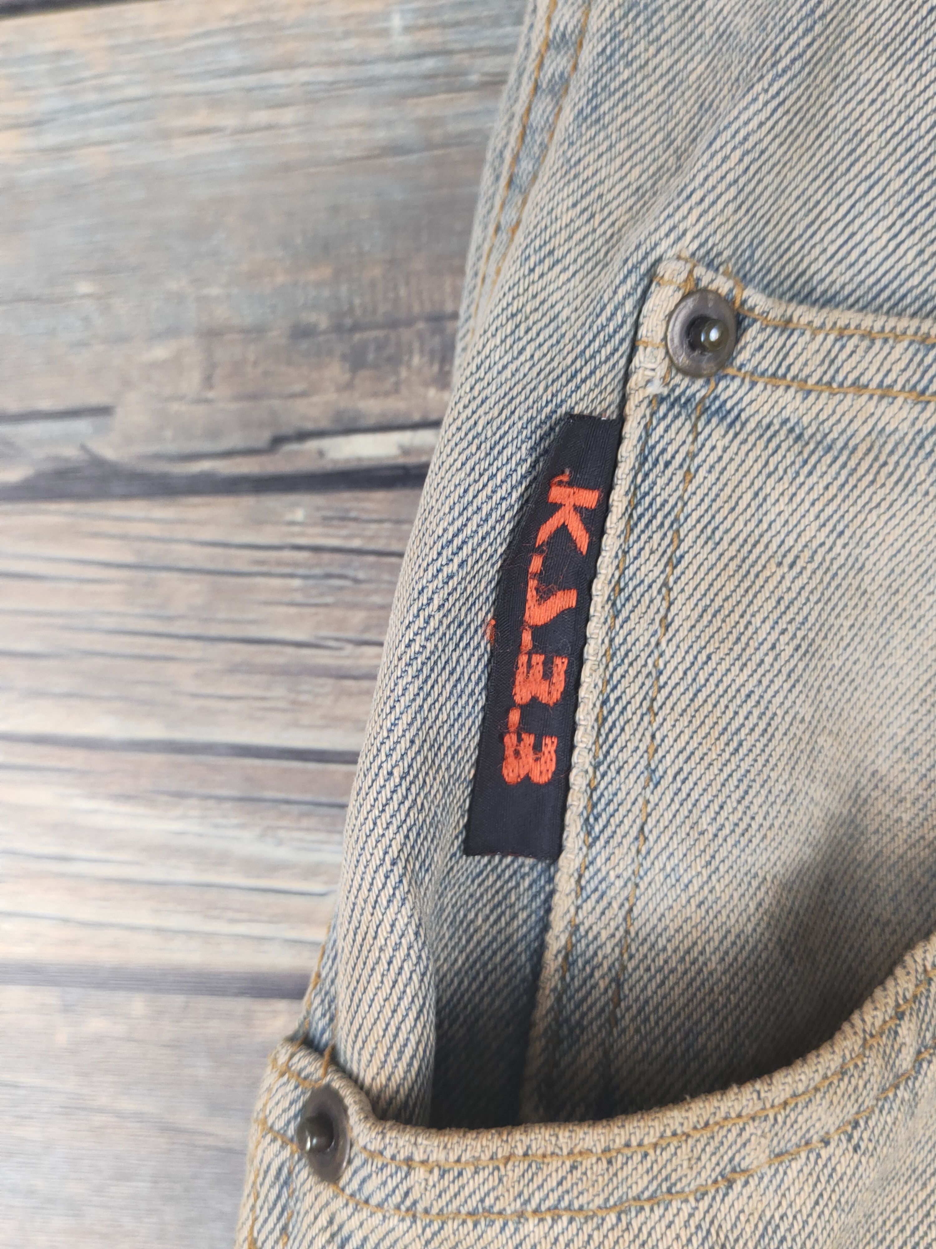 Japanese Brand K.S.B.B Light Blue Faded Distressed Ripped Jeans #W1612 Size US 30 / EU 46 - 3 Thumbnail