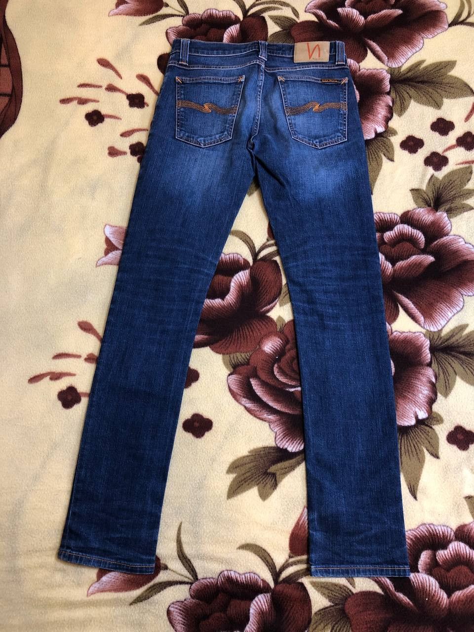 Nudie Jeans Nudie Jeans Co Grim Tim Men's Slim Fit Blue Denim Jeans Size US 28 / EU 44 - 1 Thumbnail