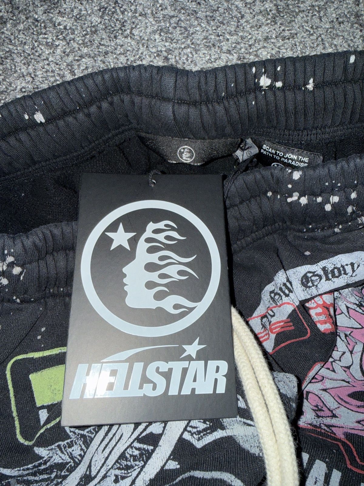 HELLSTAR 🔥Hellstar Graffiti / “Patches” Rare Shorts sz Small🔥 Size US 31 - 11 Thumbnail