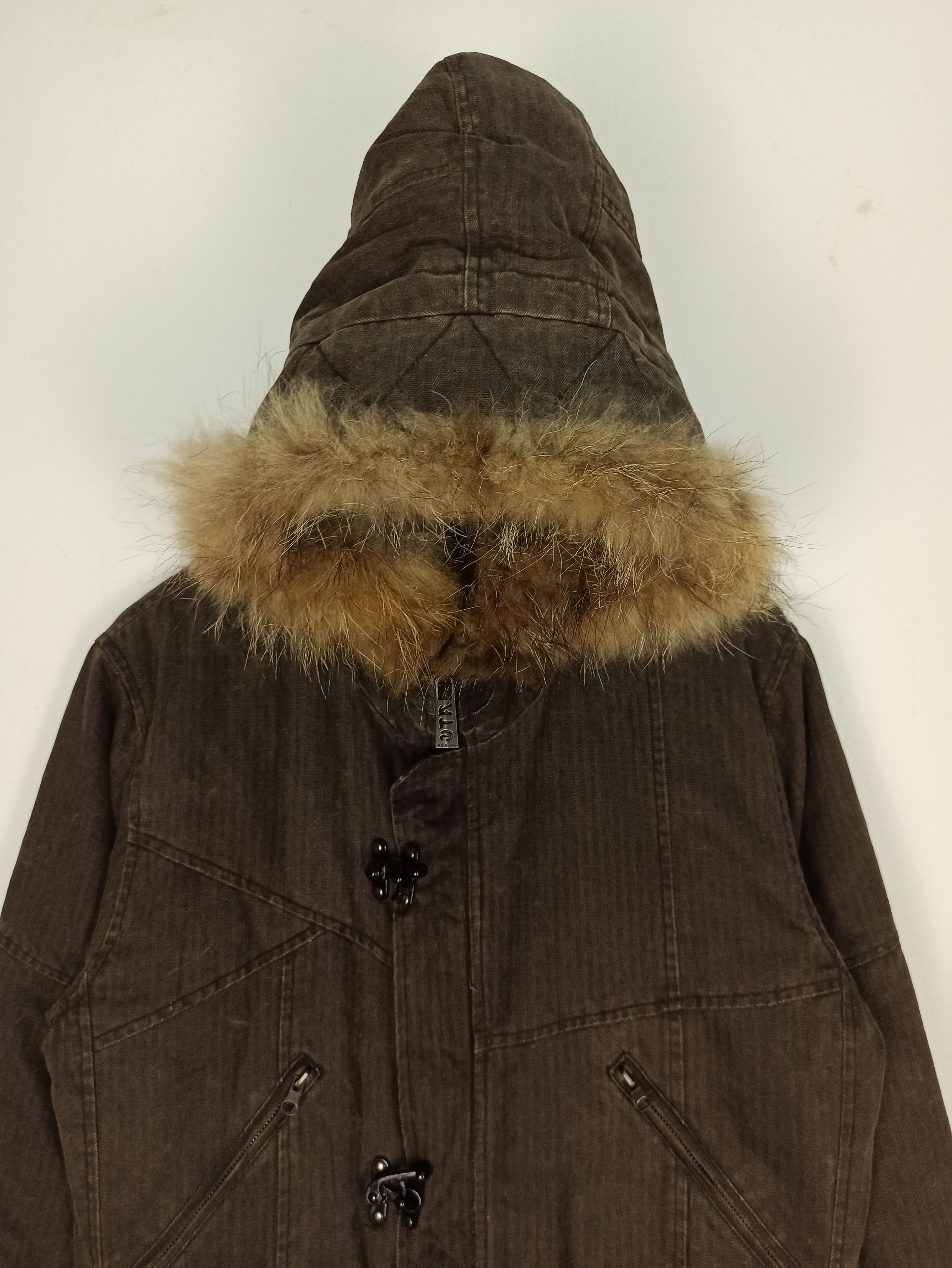 In The Attic In The Attic Homme Buckle FauxFur Hooded Bondage Punk Jacket Size US M / EU 48-50 / 2 - 4 Thumbnail