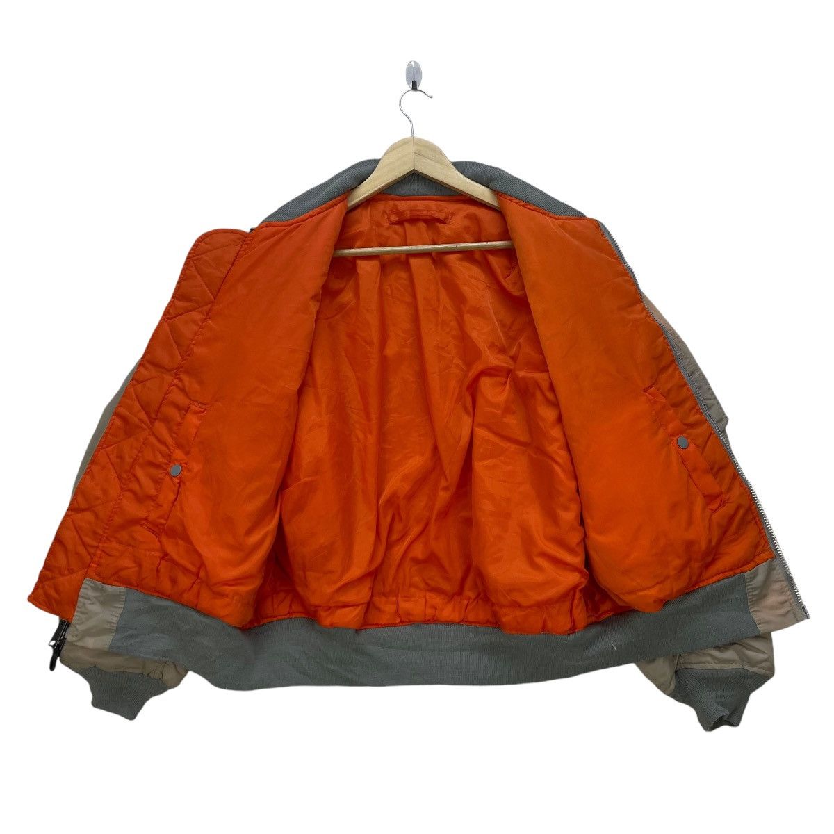 Alpha Industries 💥Vintage Faded Alpha Industries Bomber Flight Jacket Size US M / EU 48-50 / 2 - 3 Thumbnail