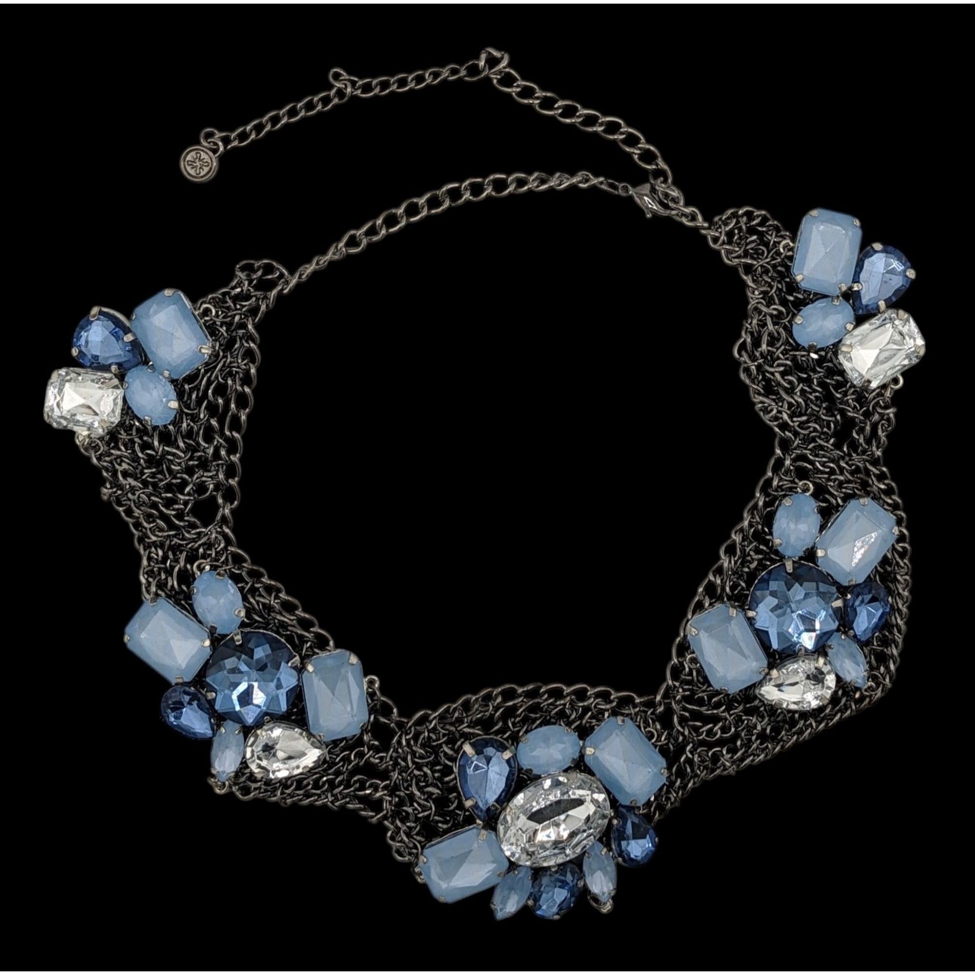 Vera Wang Simply Vera Vera Wang Fairy Glam Blue Gemmed Statement Neckl Size ONE SIZE - 2 Thumbnail