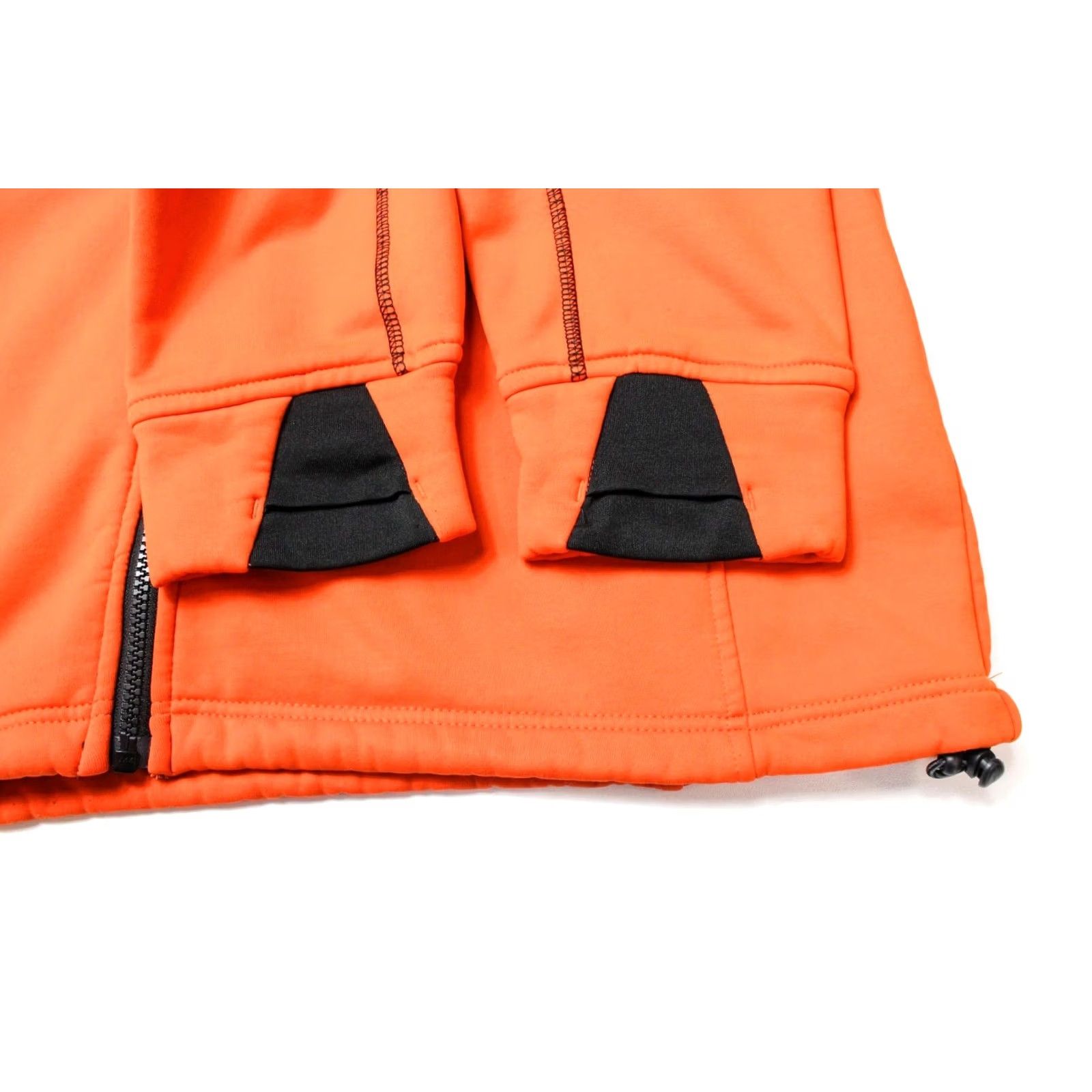 Vintage Jobman Sweatshirt Orange LARGE Asymmetrical Zip High Collar Men's Workwear Size US L / EU 52-54 / 3 - 5 Thumbnail