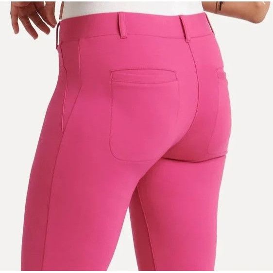 Betabrand Betabrand Womens XL Pink Boot Cut Two-Pocket Dress Pant Yoga